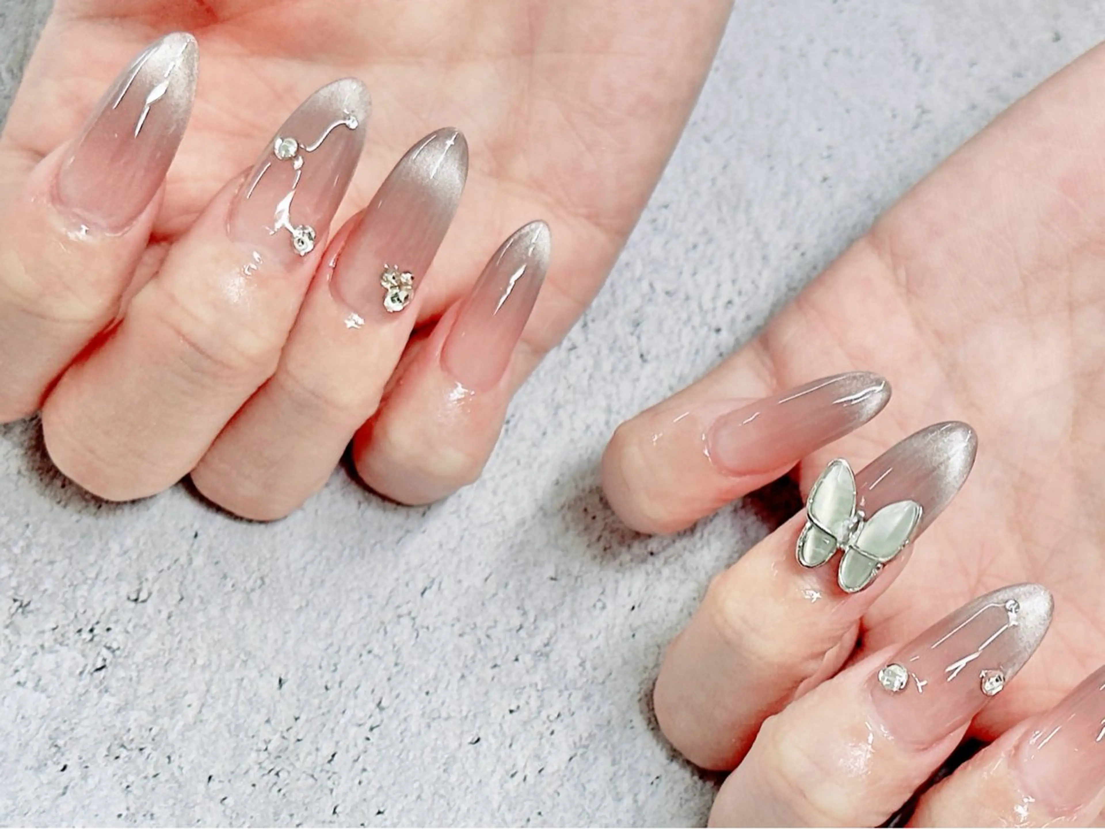 ネイル N-mode所属・yuya パラジェル/長さ出しのネイルデザイン