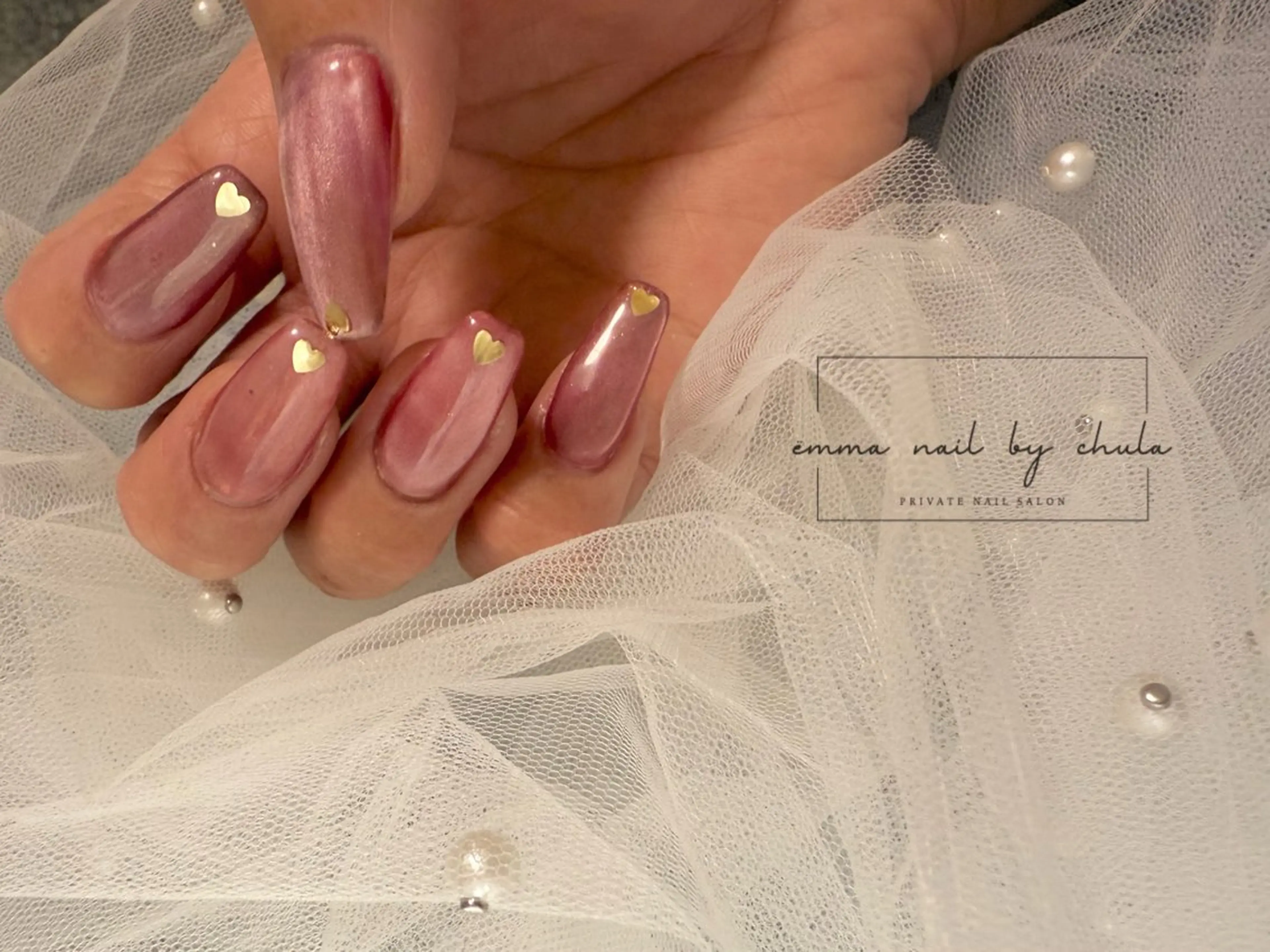 ネイル マグネットネイル ëmma nail_ by chulaのネイルデザイン