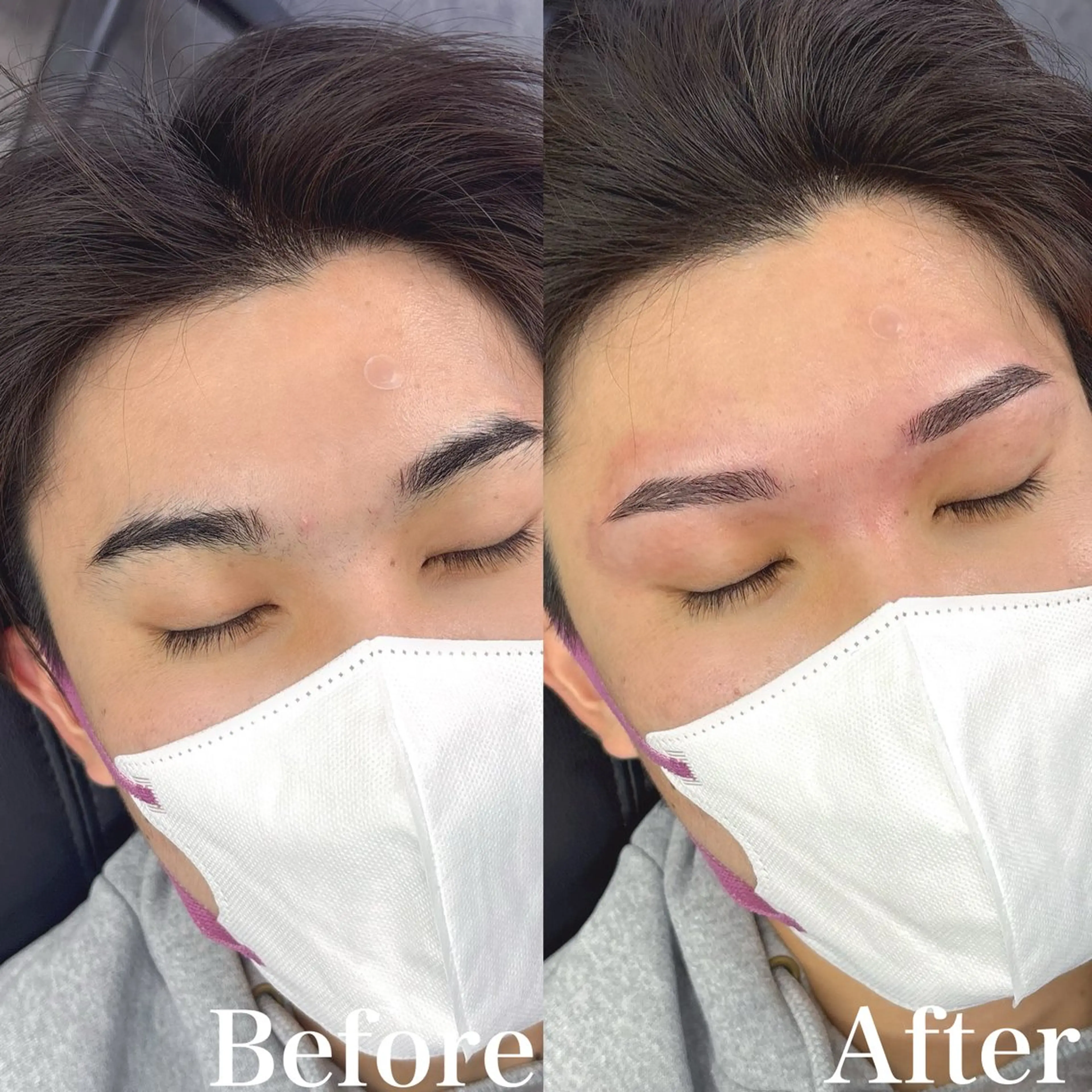 メンズ アイブロウ ワックス脱毛 眉カット 11日空きあり Yusukeの眉毛・アイブロウイメージ
