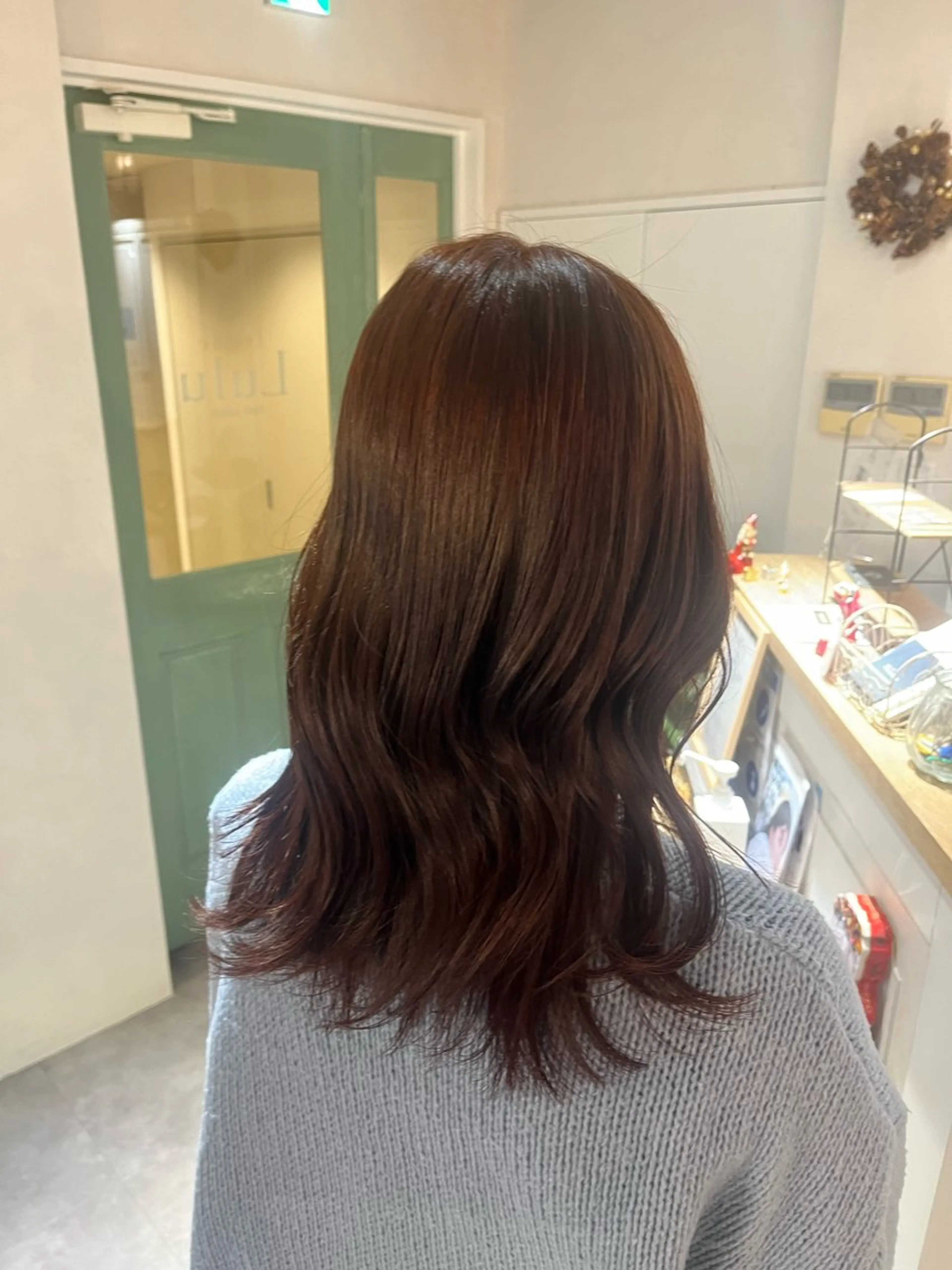 セミロング カラー little lulu 梅田所属・Saya/ショート/ ボブ/ 大阪/梅田のヘアスタイル