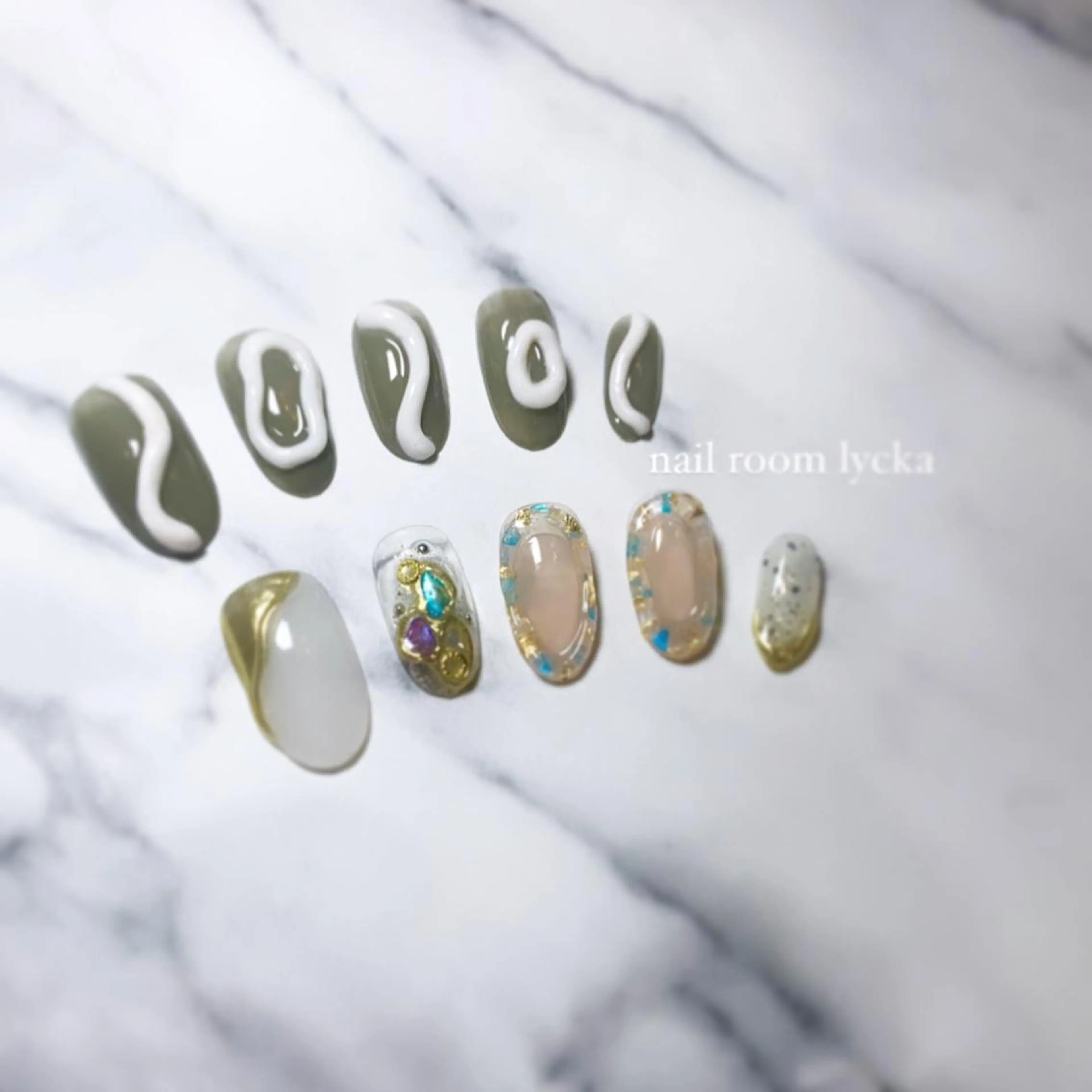 ネイル ﾈｲﾙﾙｰﾑﾘｯｶ 𝐦𝐚𝐲𝐮のネイルデザイン