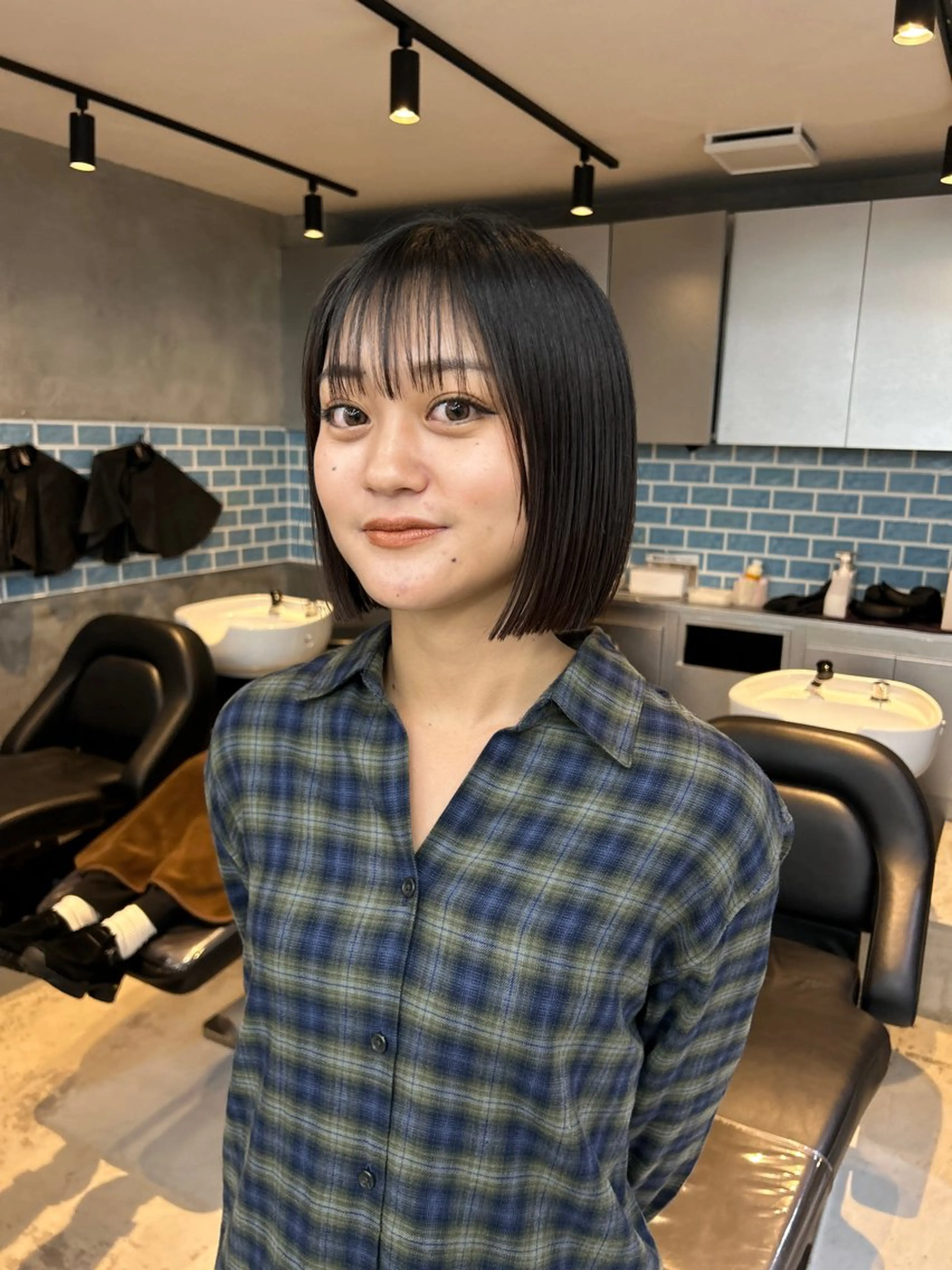 ショート 切りっぱなしボブ ボブ おぐらみゆう 🍎ボブ/ショートのヘアスタイル