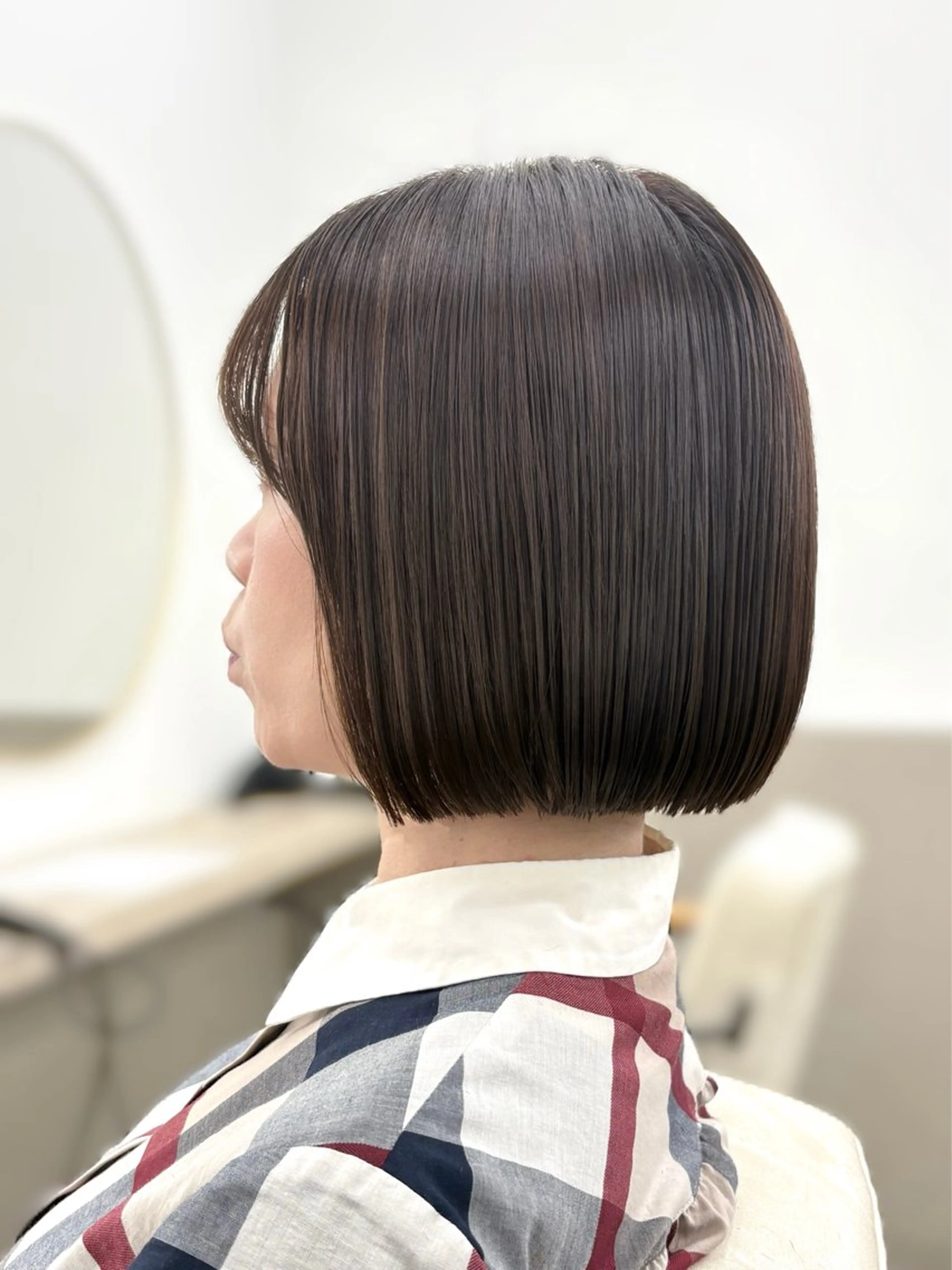 ショート ヘアカラー トリートメント 紅葉☘ ̖́- /似合わせカットのヘアスタイル