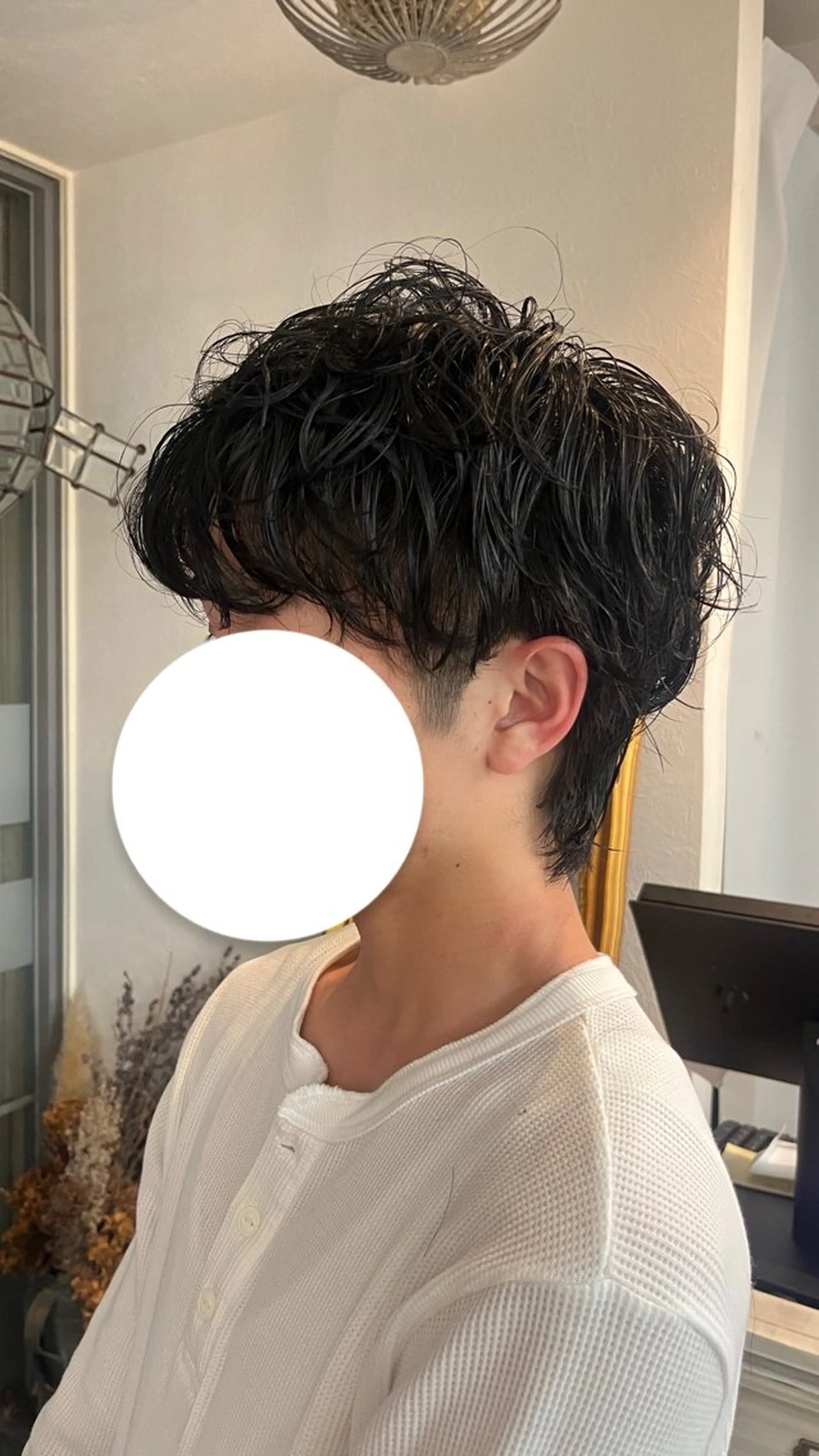 メンズカット+パーマ+スムーストリートメントの写真