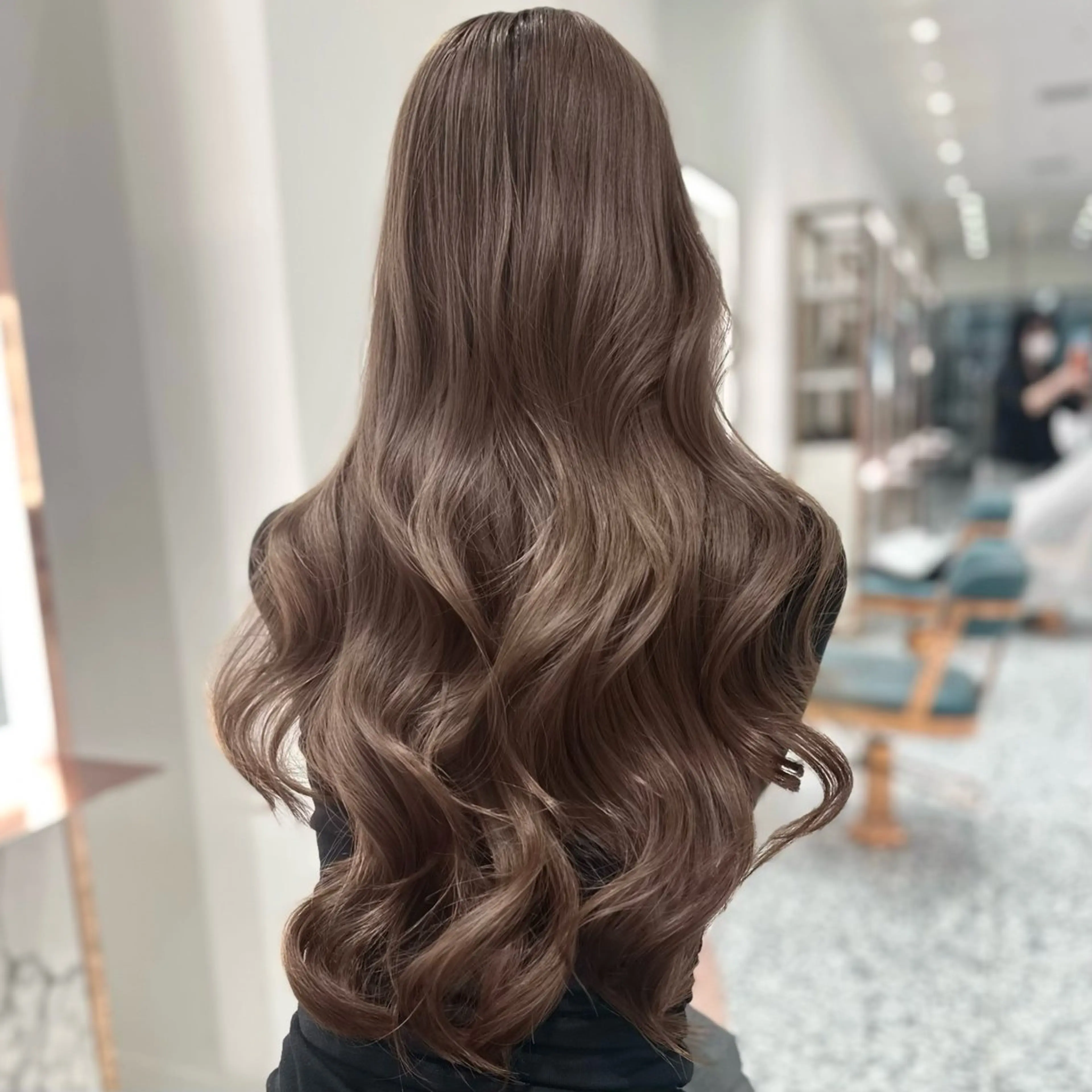 ロング カラー ブリーチ ダブルカラー ブリーチなしカラー 韓国風ヘア レイヤーカット ワンホン🎀韓国ヘア 💞渋谷/GAKUのヘアスタイル