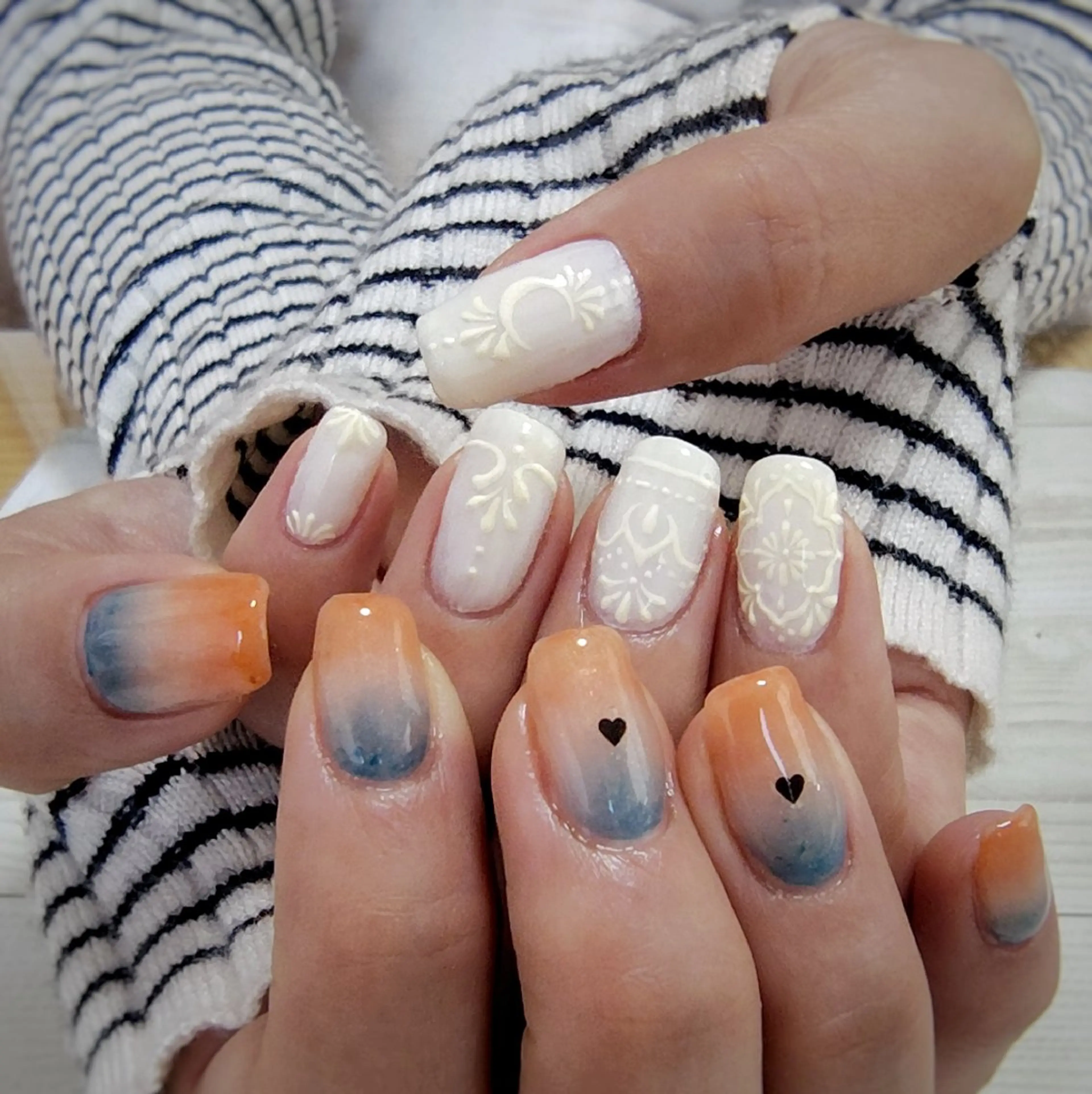 ネイル グラデーション ハンドネイル 池元 真由美のネイルデザイン