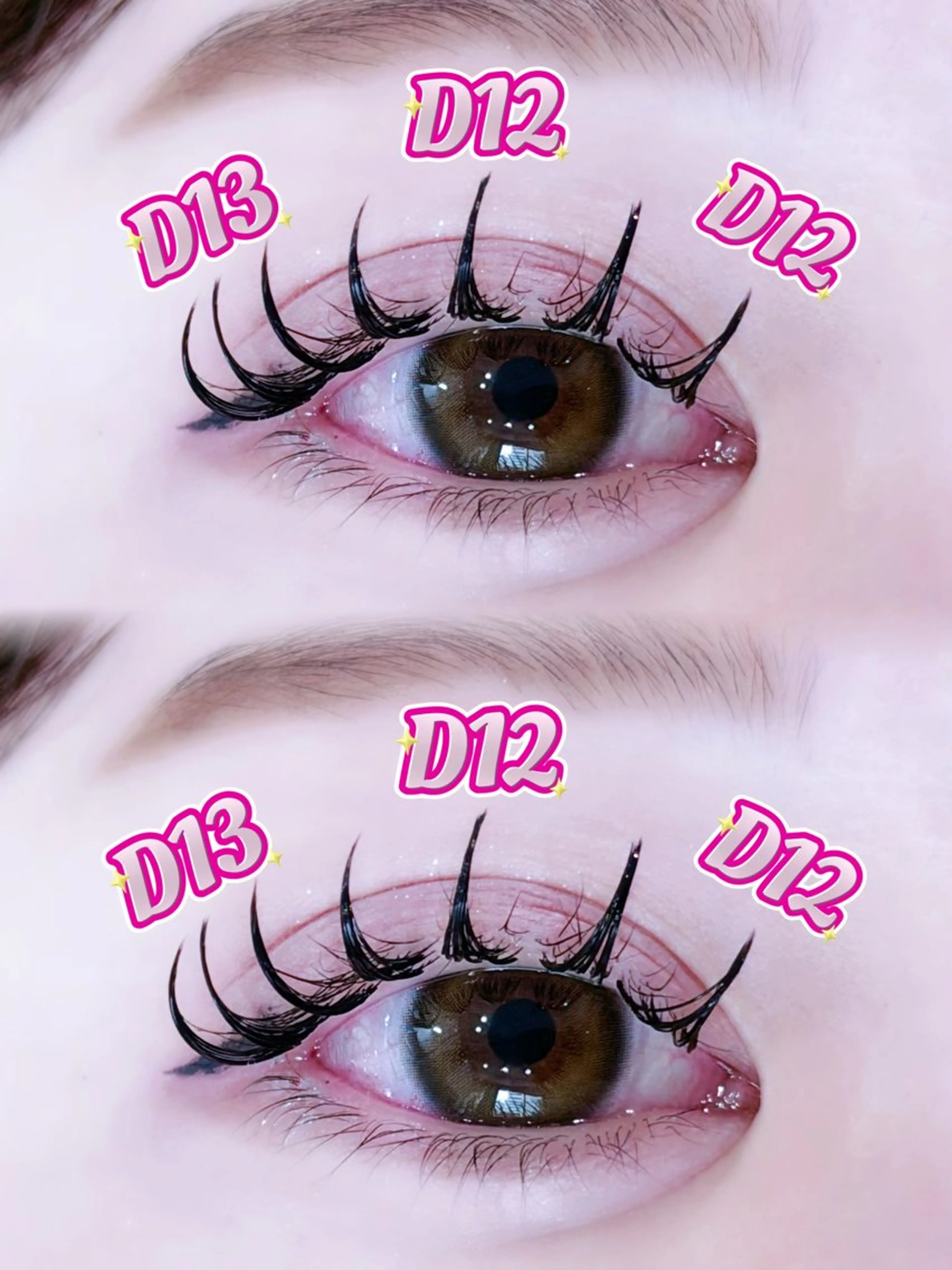 マツエク🎀  ダブルフラットラッシュ70束140本＋下エクステ（40本保証）🌟オフあり🌟 「U28限定❣️」の写真