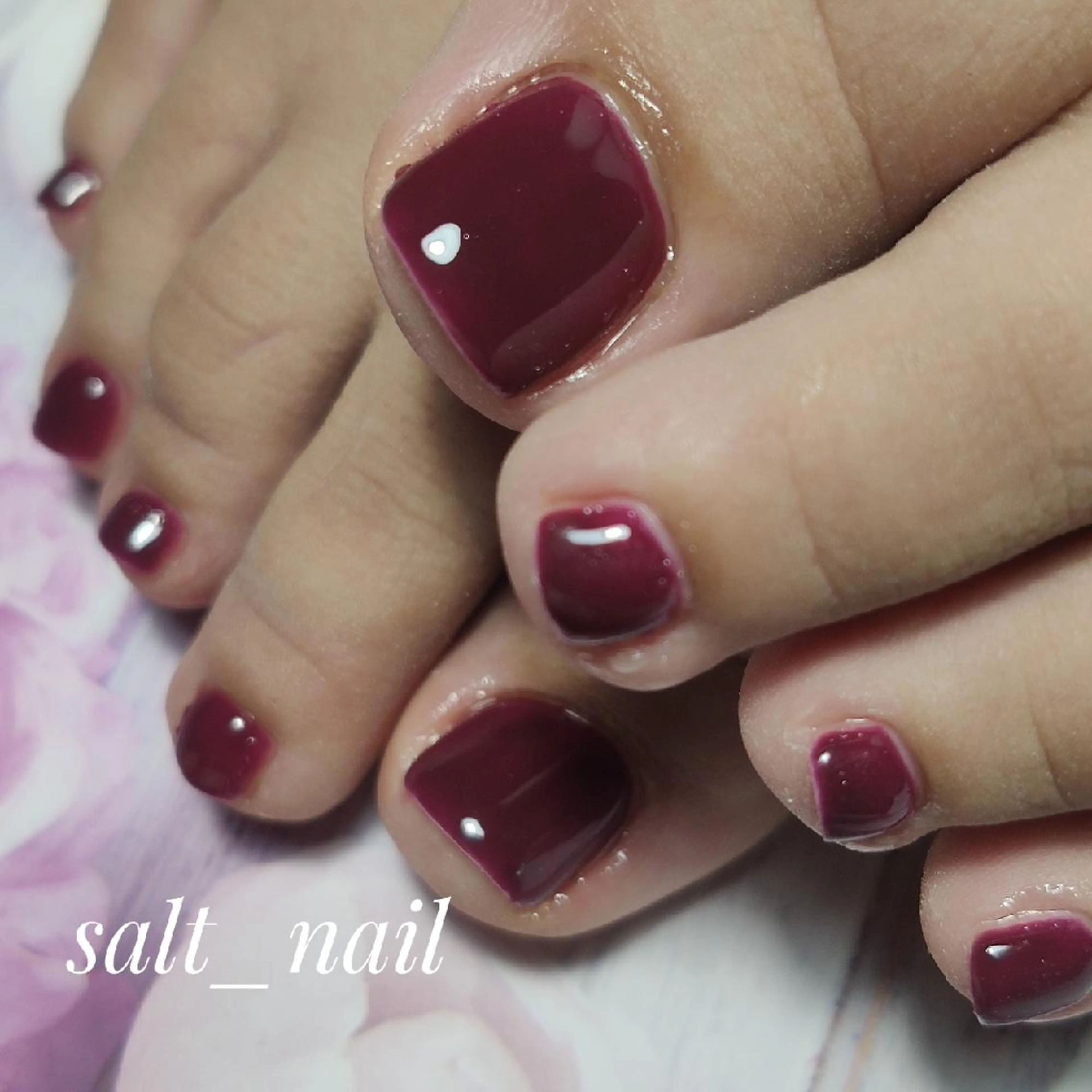 ネイル フットネイル 個人サロン saltnailのネイルデザイン