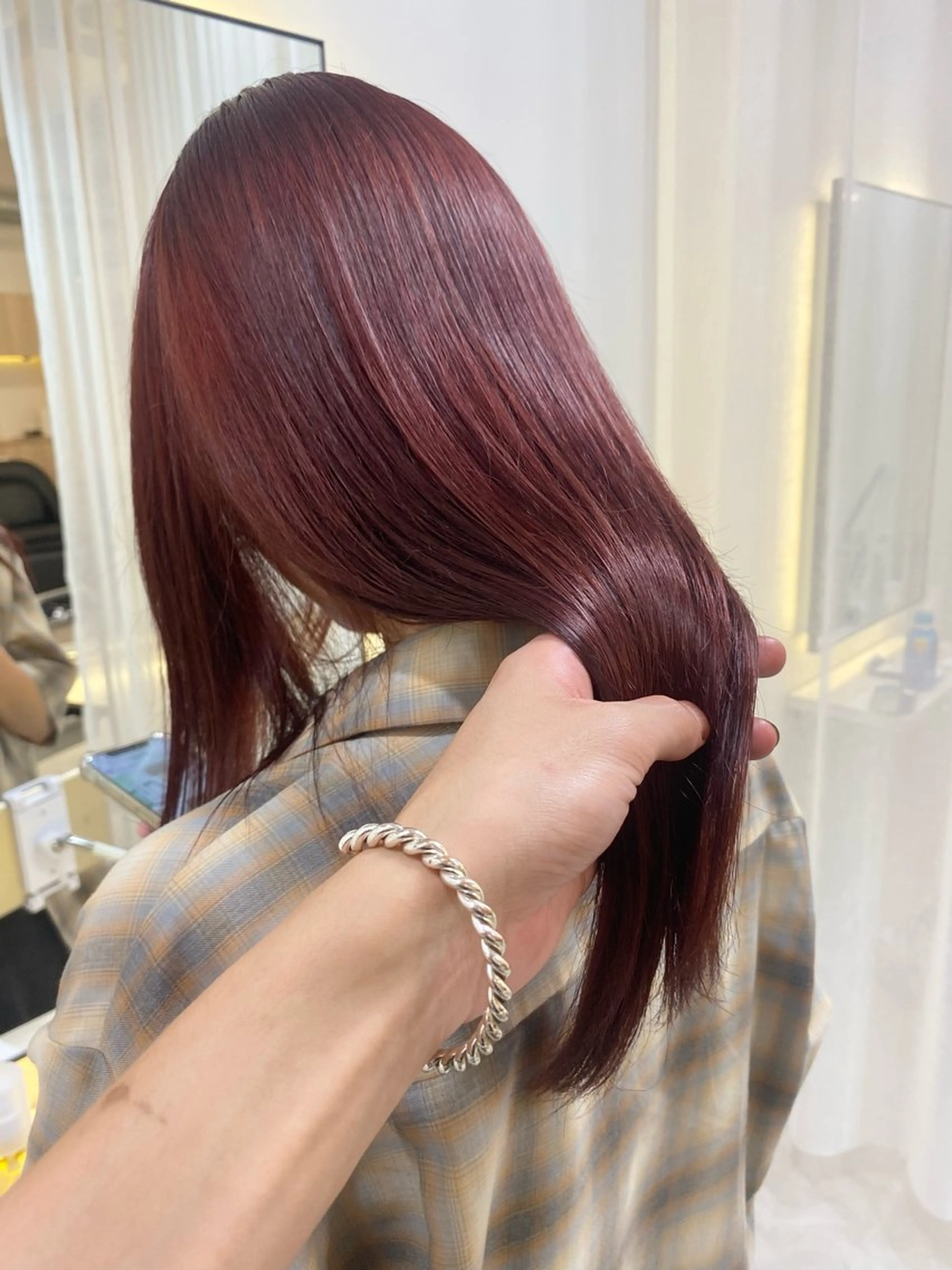 ミディアム ヘアカラー トリートメント situ所属・透明感カラー／メンズ 特化kazumaのヘアスタイル