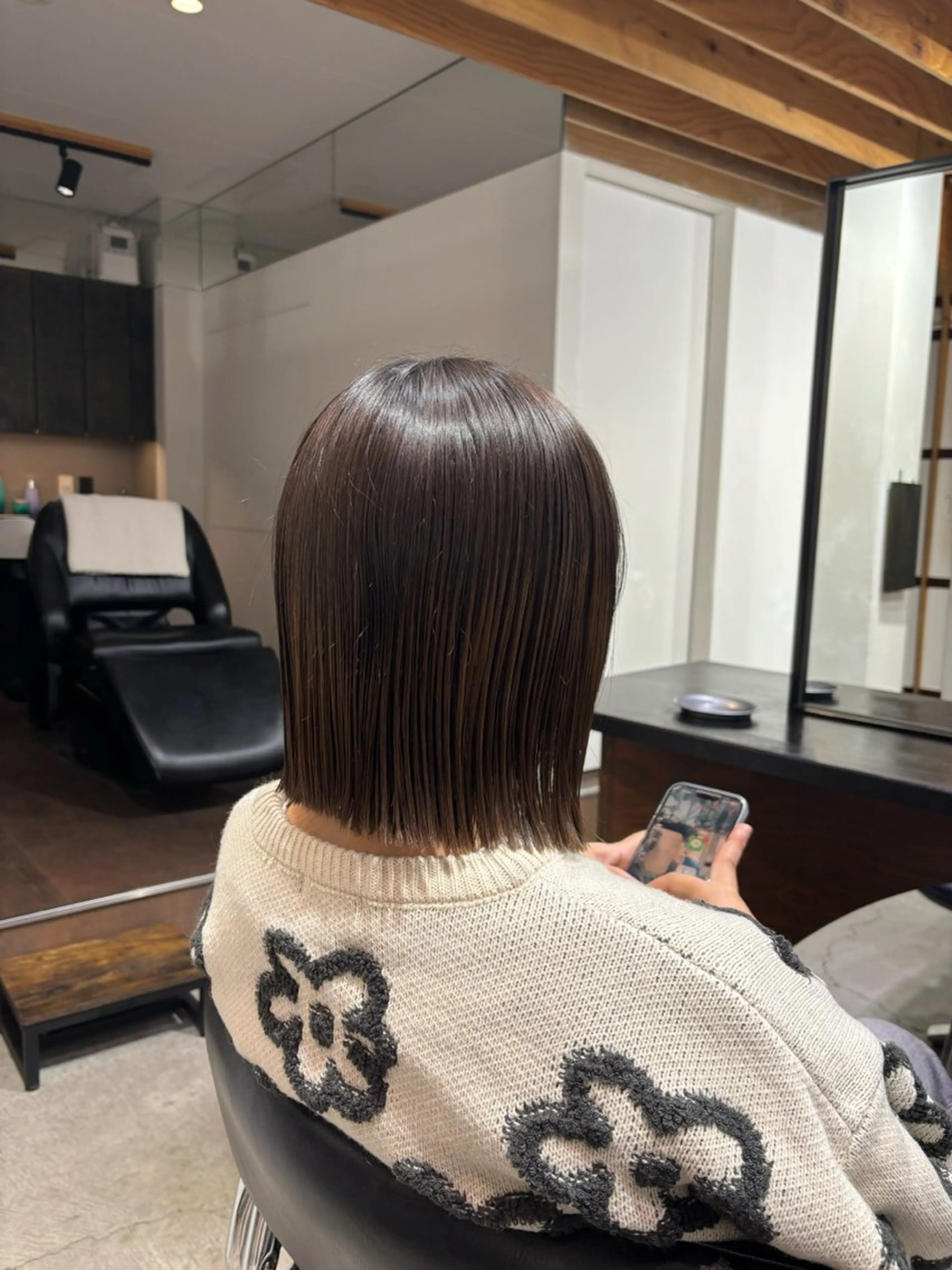 ショート カラー パーマ 🧃吉祥寺/ショート ボブ/カサイ🧃のヘアスタイル