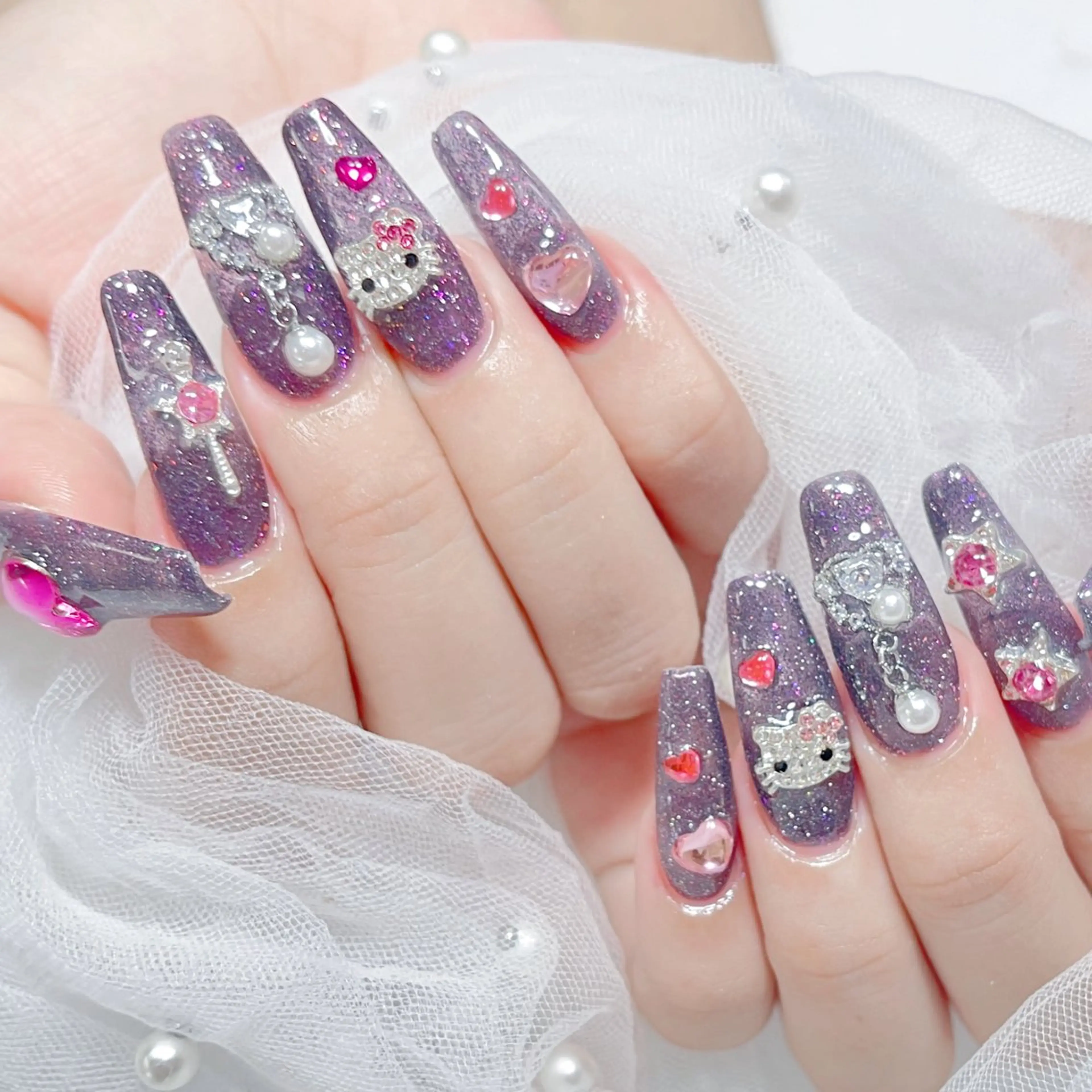 ネイル ハンドネイル 🎀ネイルサロン エクラYUI🎀のネイルデザイン