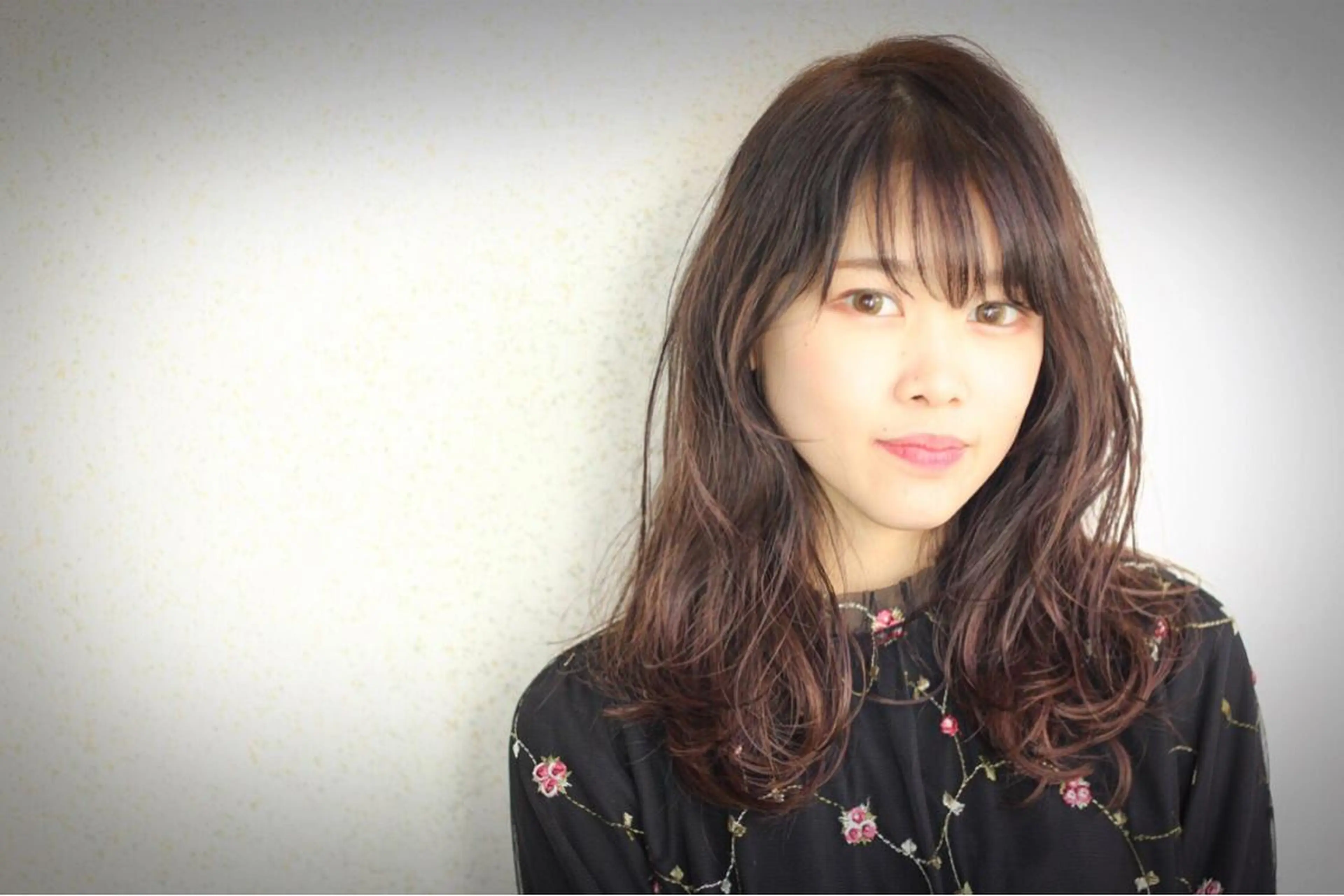 セミロング こう ちゃんのヘアスタイル