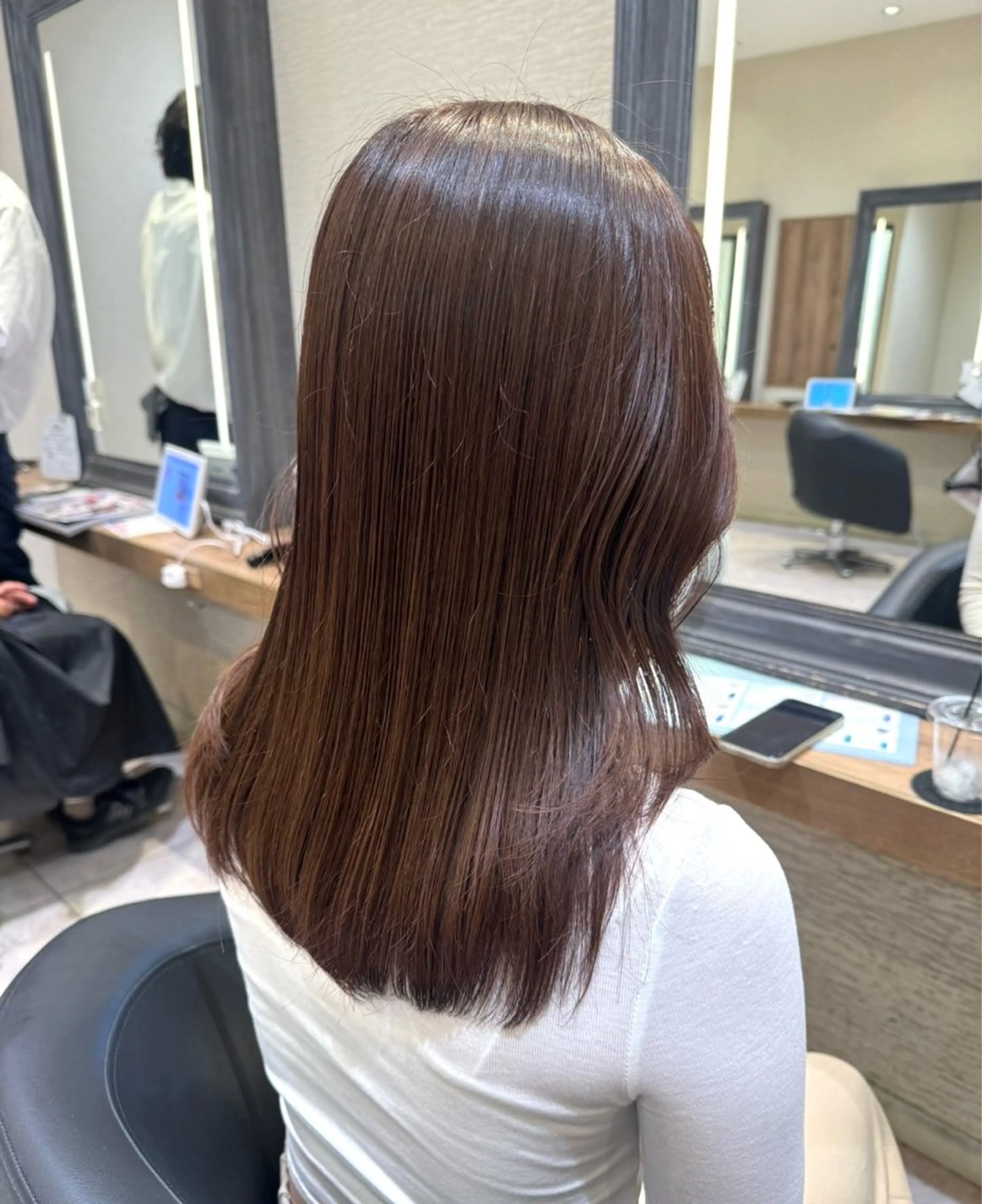 ロング カラー さら艶レイヤーカット 🩶Suzuneのヘアスタイル