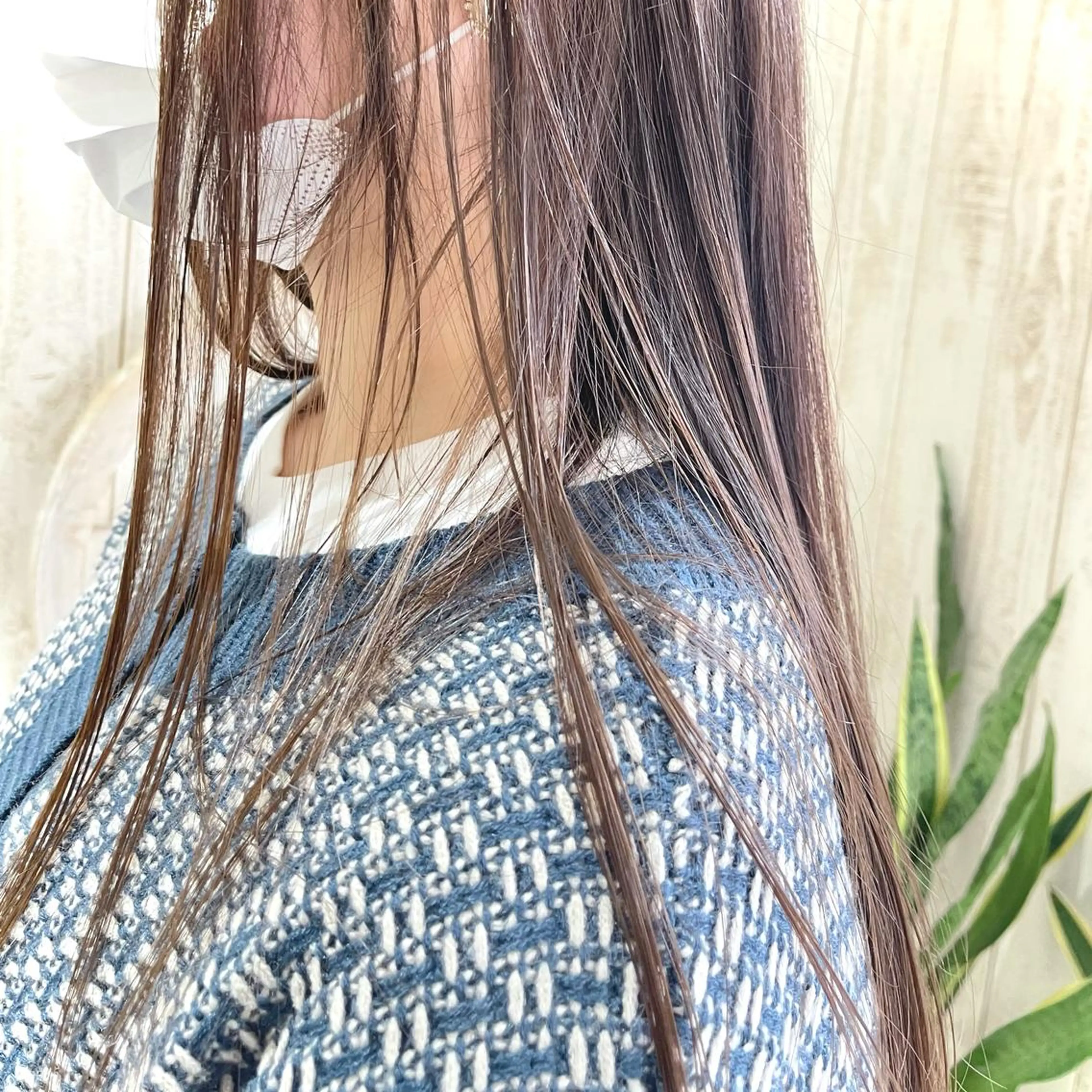 ロング カラー ブラウンカラー オリーブブラウン 永石 知沙希のマツエク・マツパデザイン