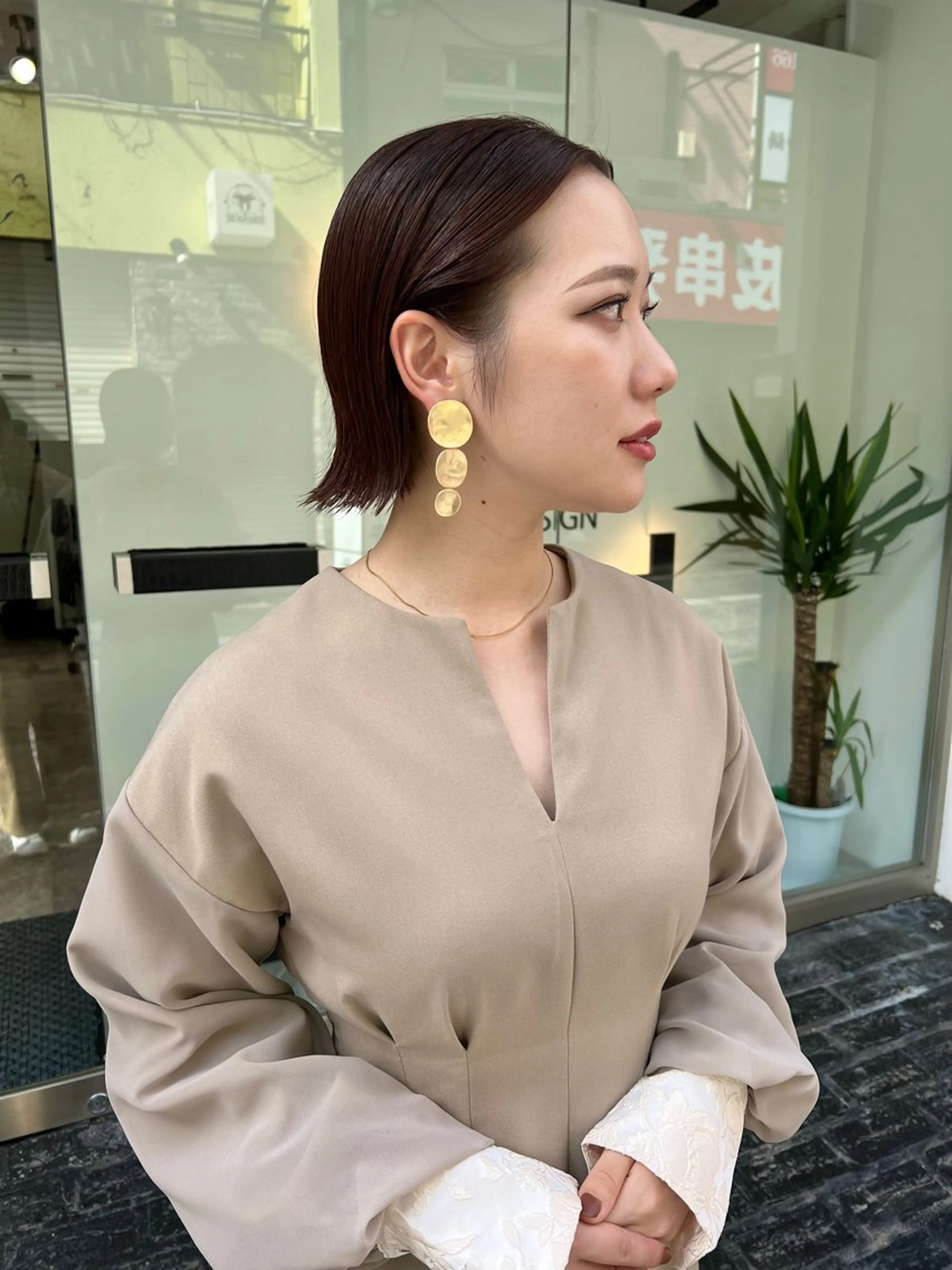 ショート カラー ヘアアレンジ 「sumi」 AMIのヘアスタイル