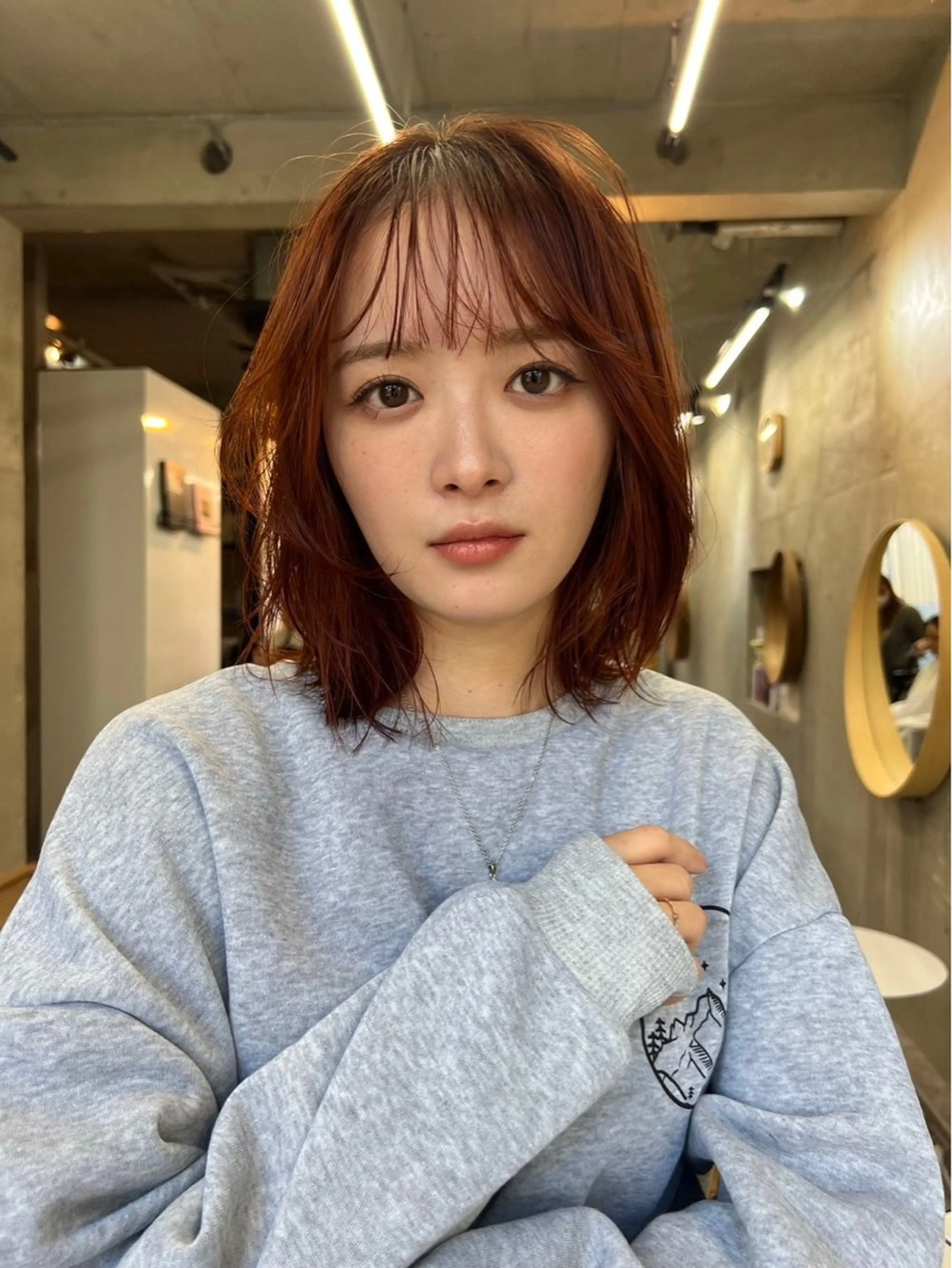 ショート カラー ベージュカラー ブリーチ ブラウンカラー ケアブリーチ グレージュ カット ヘアカラー トリートメント カットモデル募集中 ／HARUKA🎀のヘアスタイル