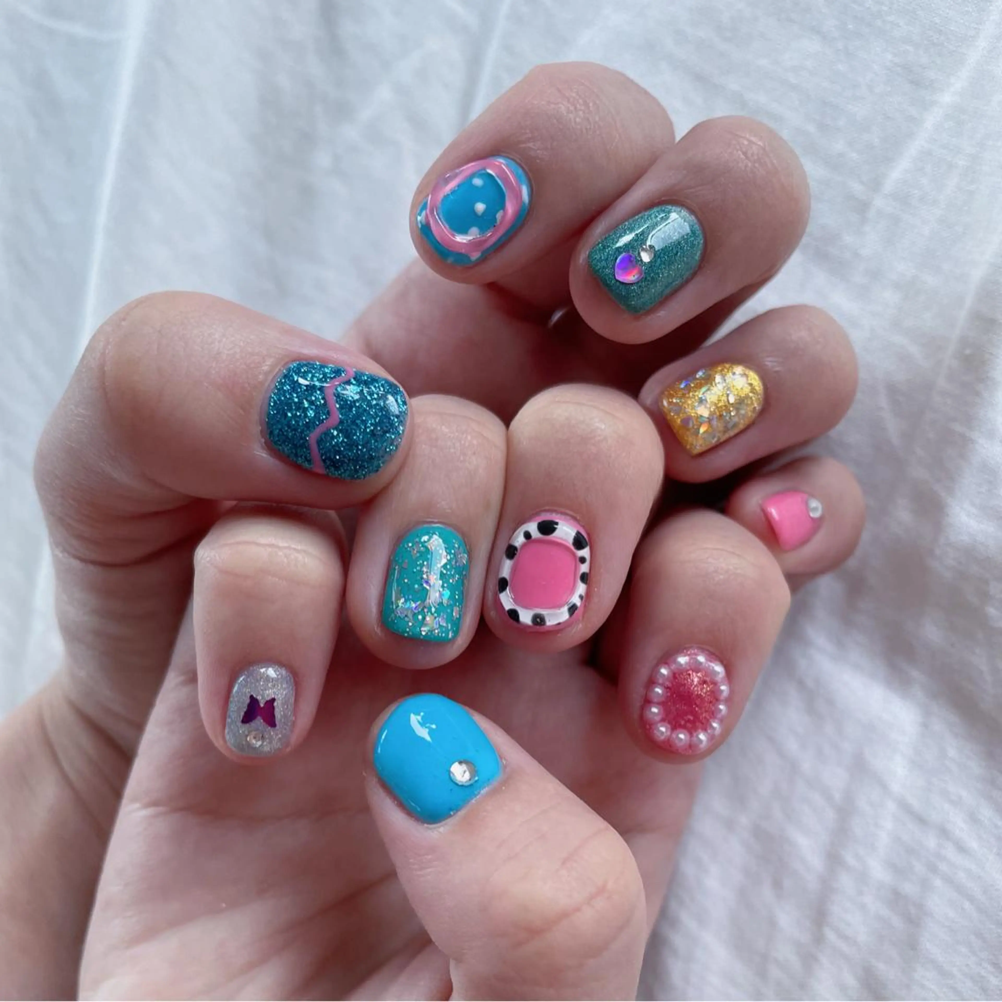 セミロング なつき/艶ピンク/ girly hairのヘアスタイル