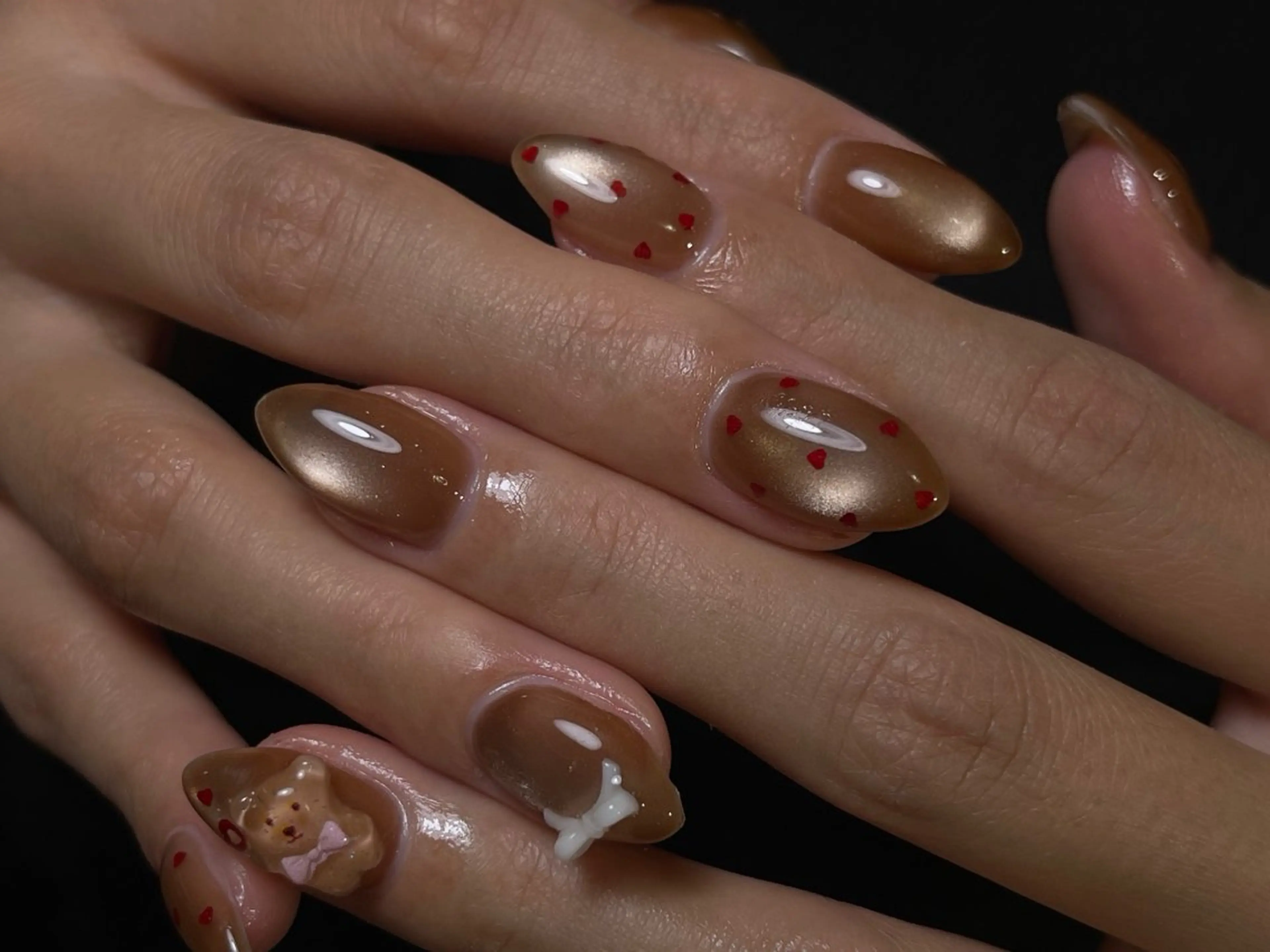 ネイル ハンドネイル ハンドケア nail salon kukuna所属・ワンホン/韓国 nail 大阪アメ村のネイルデザイン