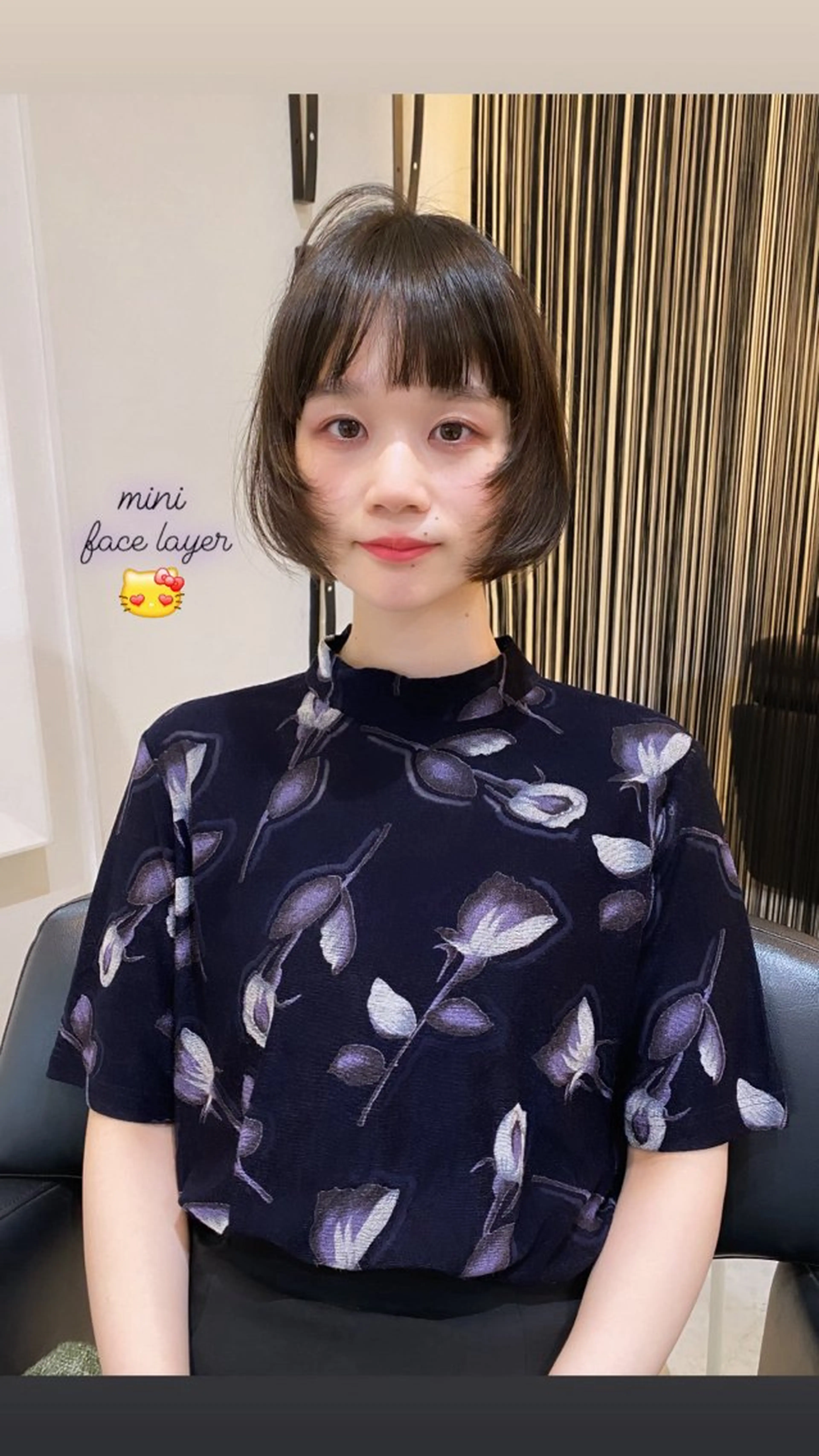 ショート カラー ボブ カット ヘアカラー トリートメント mai / linoah˚✧のヘアスタイル