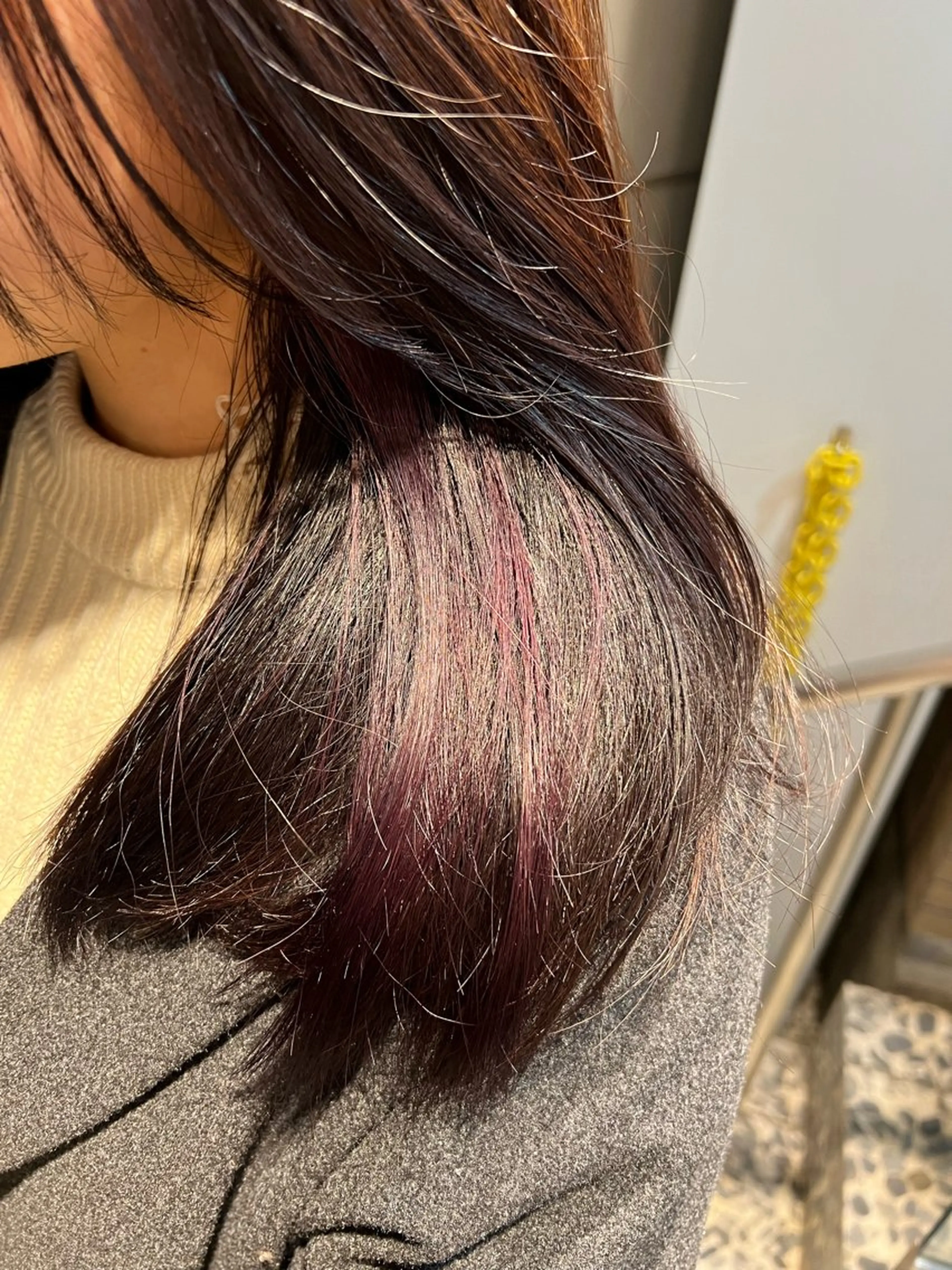 ロング カラー インナーカラー kingdom青山店 小宮愛理のヘアスタイル