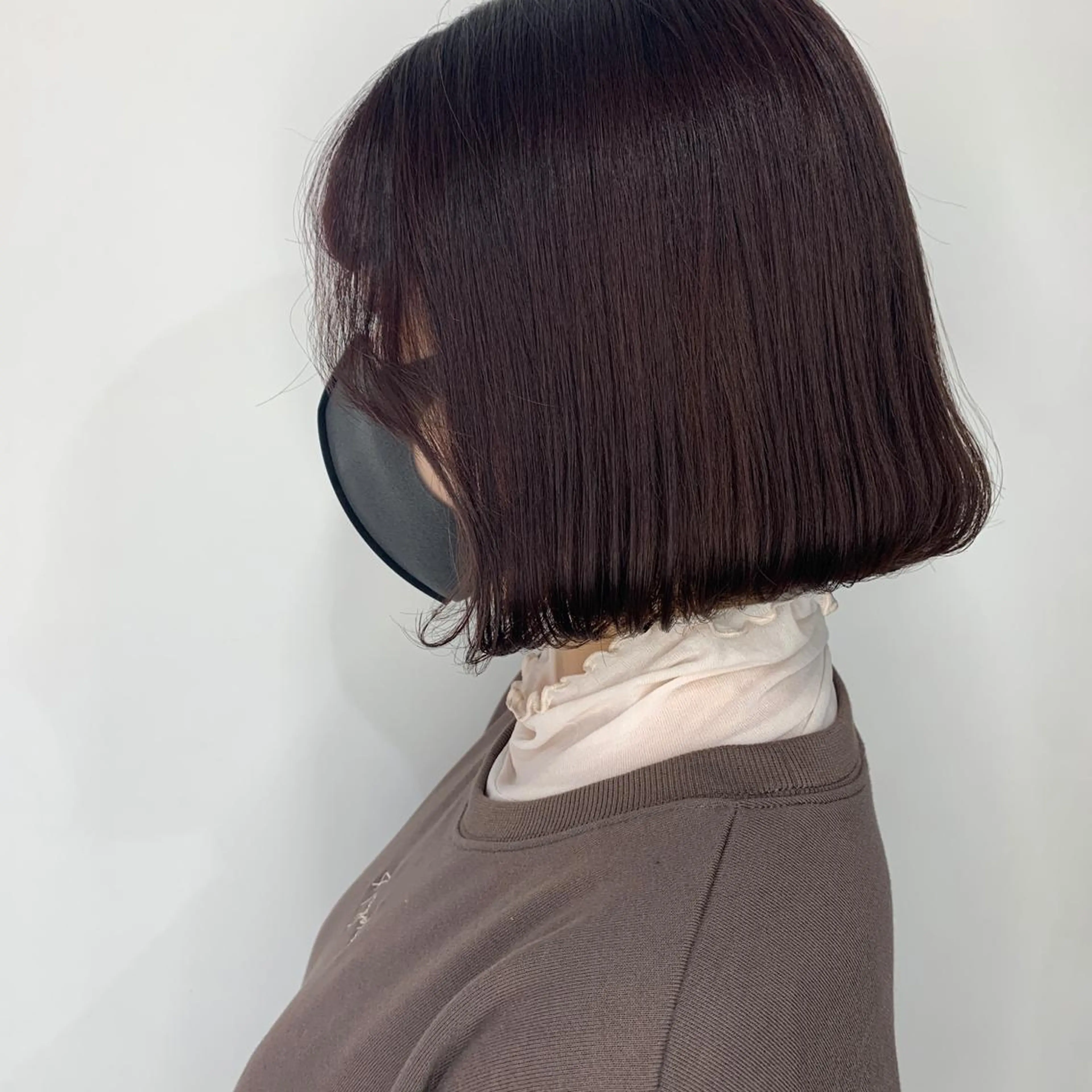 ミディアム カラー ボブ 韓国風ヘア HARUKA韓国ヘア /Luana梅田のヘアスタイル