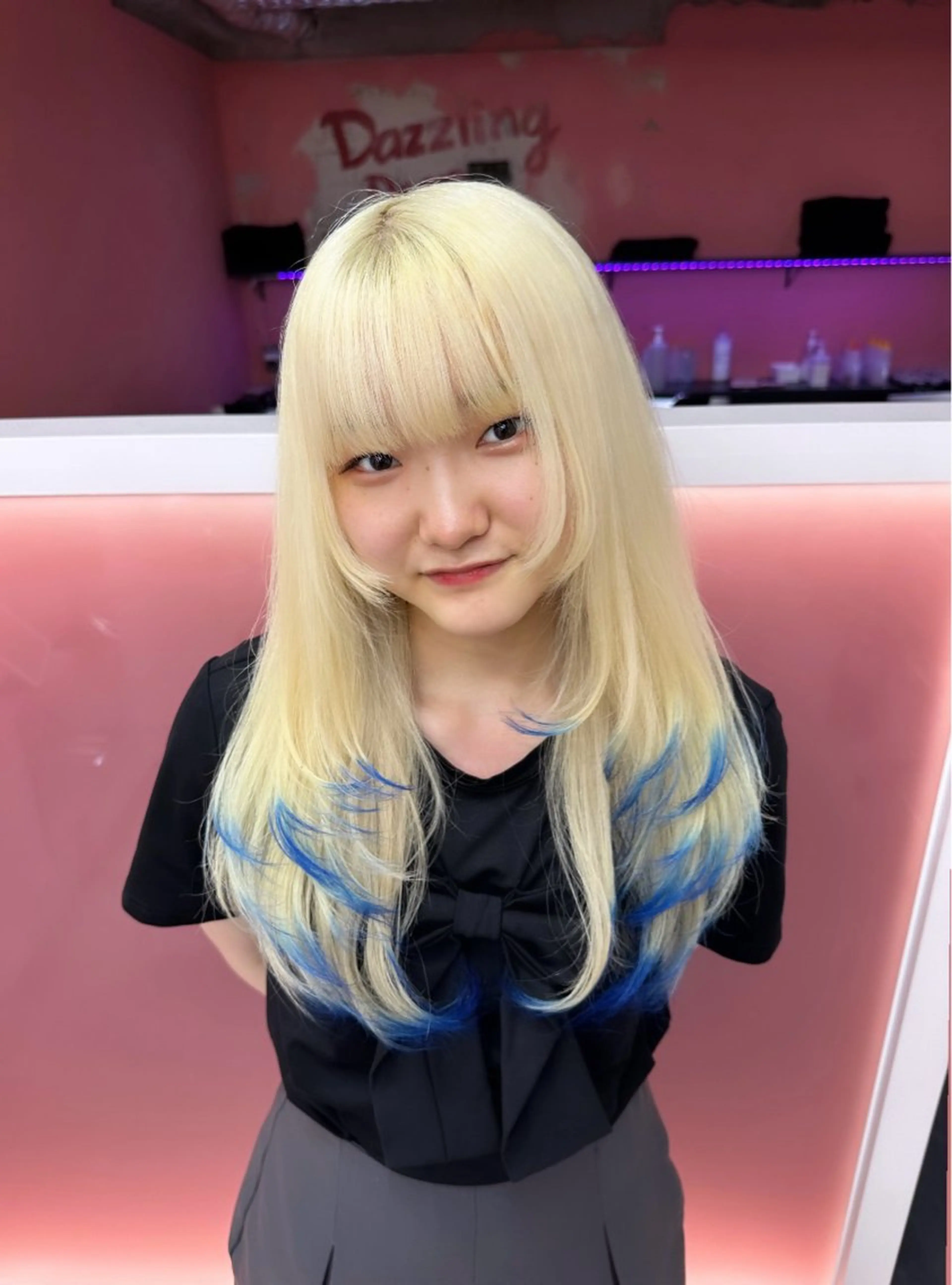 カラー ブロンド ブリーチカラー /MAHIROのヘアスタイル