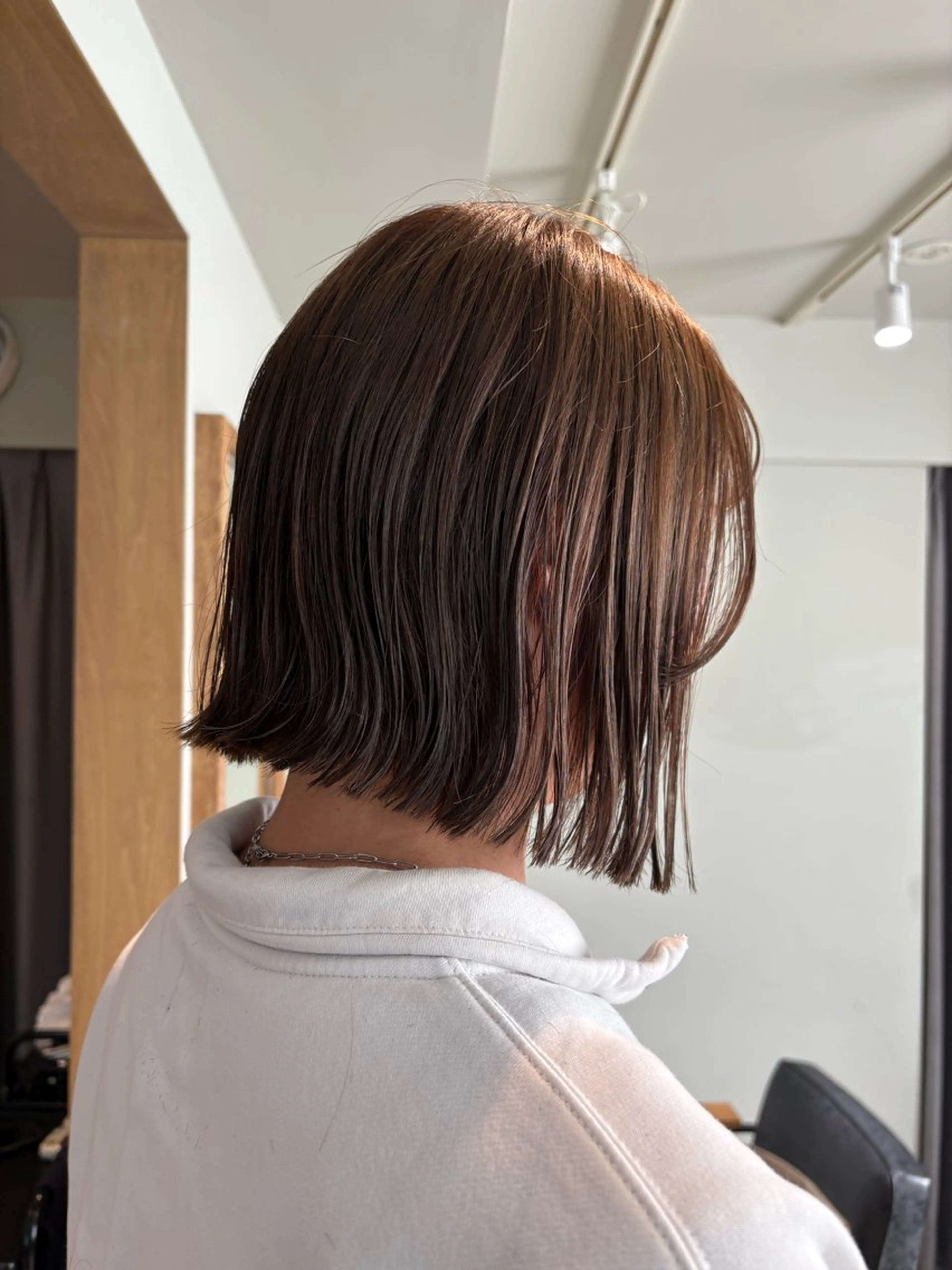 ミディアム ヘアカラー トリートメント ボブ/艶カラー 鎌倉/MIHO🌼のヘアスタイル