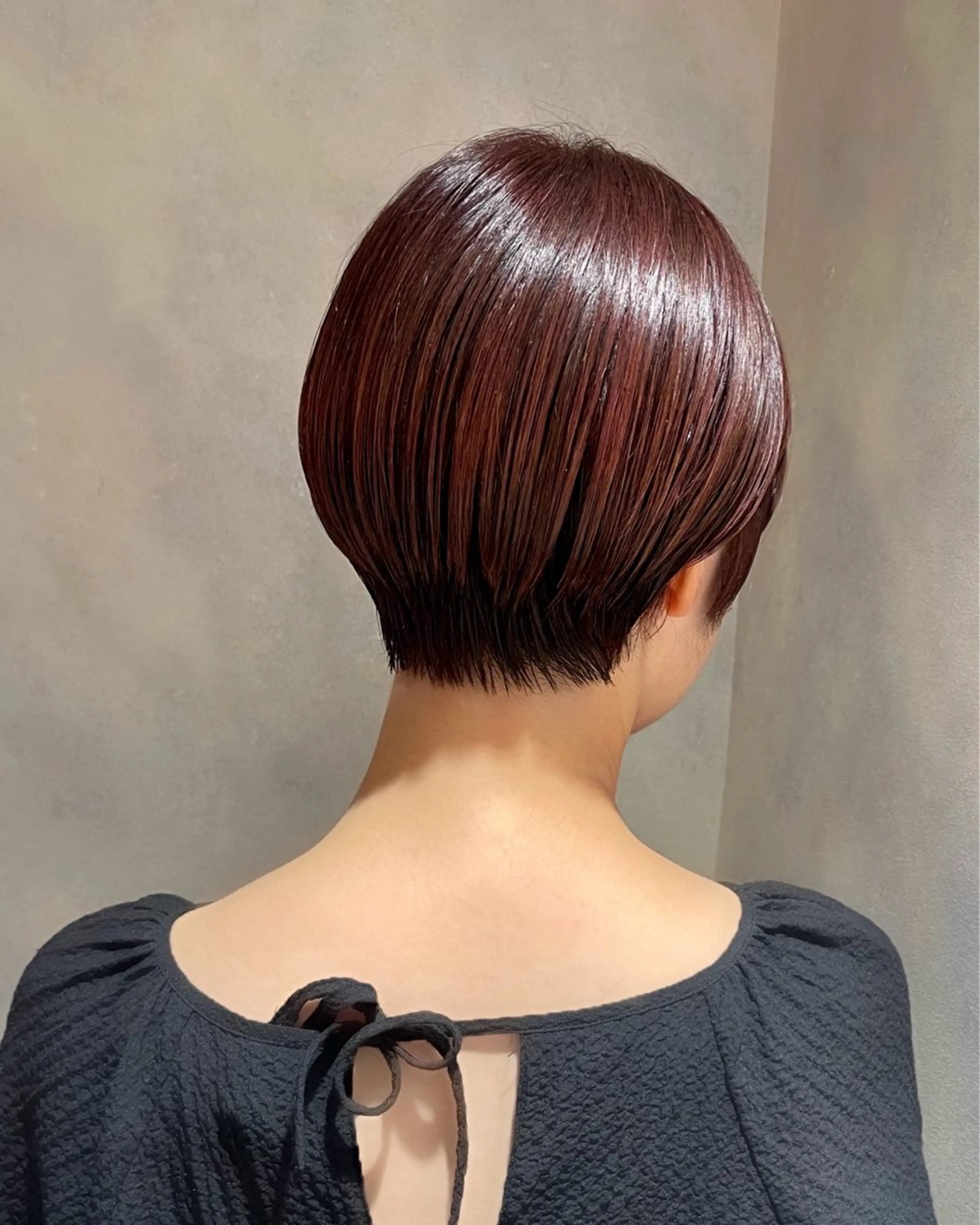 ショート カラー カット ヘアカラー トリートメント ショート/ボブ/ 透明感カラー/ほのかのヘアスタイル