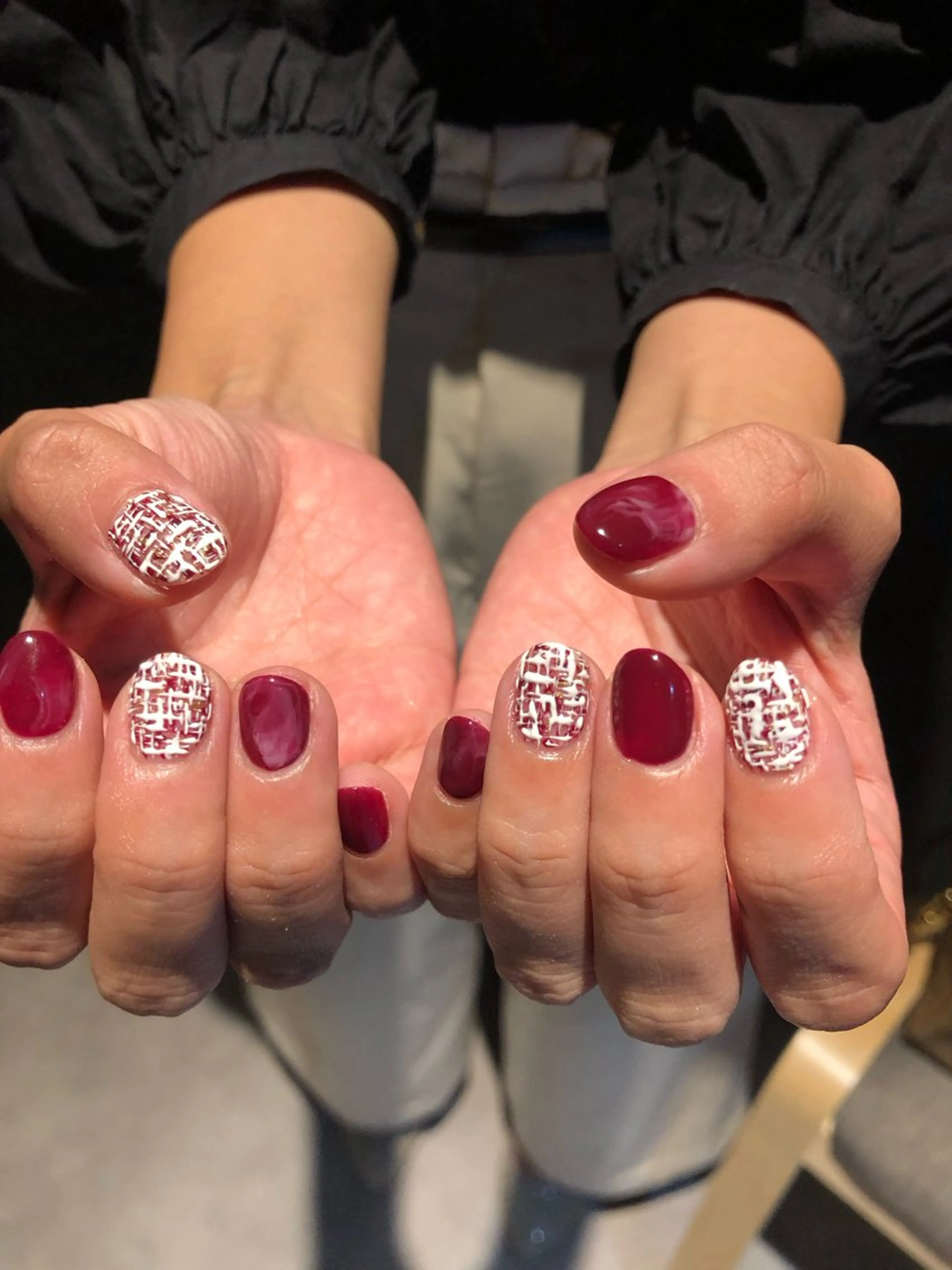 ネイル ツイードネイル ハンドネイル muhl by DILL所属・. wakanaのネイルデザイン