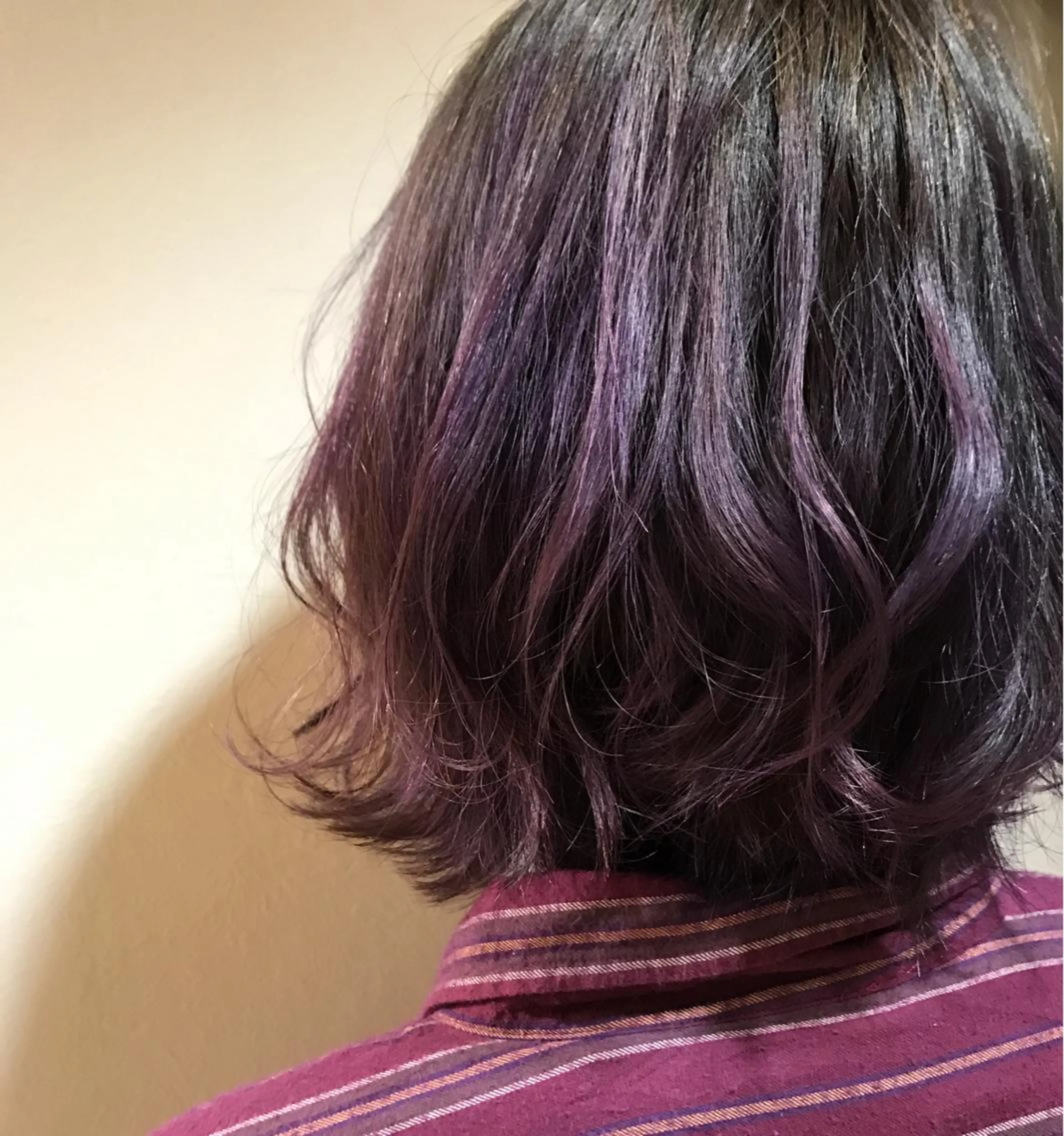 ミディアム カラー パーマ、髪質改善 川崎祐介のヘアスタイル