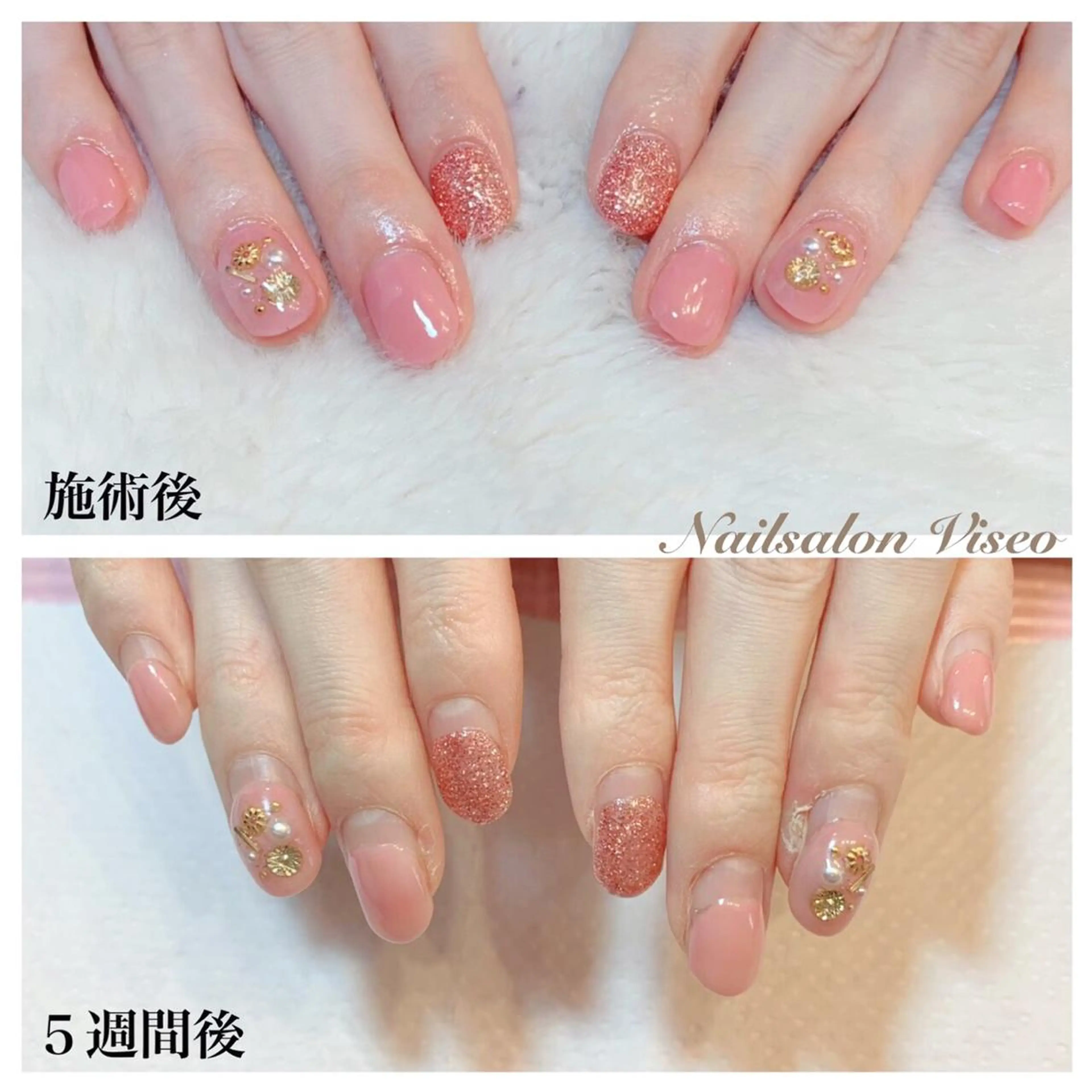 ネイル Viseo《6週間 長持ちパラジェル》のネイルデザイン