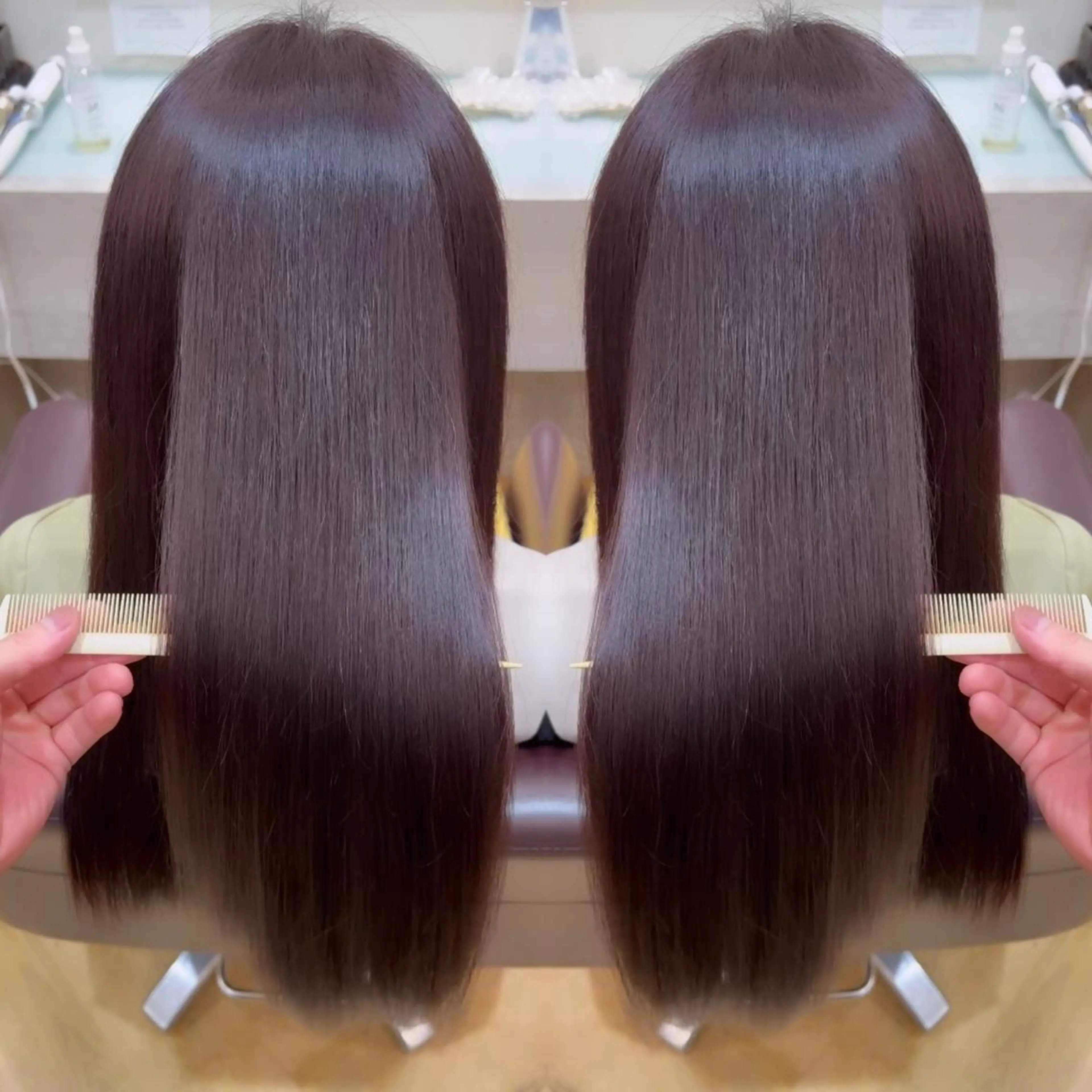 ロング カラー バイオレットカラー 🫧髪質改善×艶髪 🫧根本泰成🫧のヘアスタイル