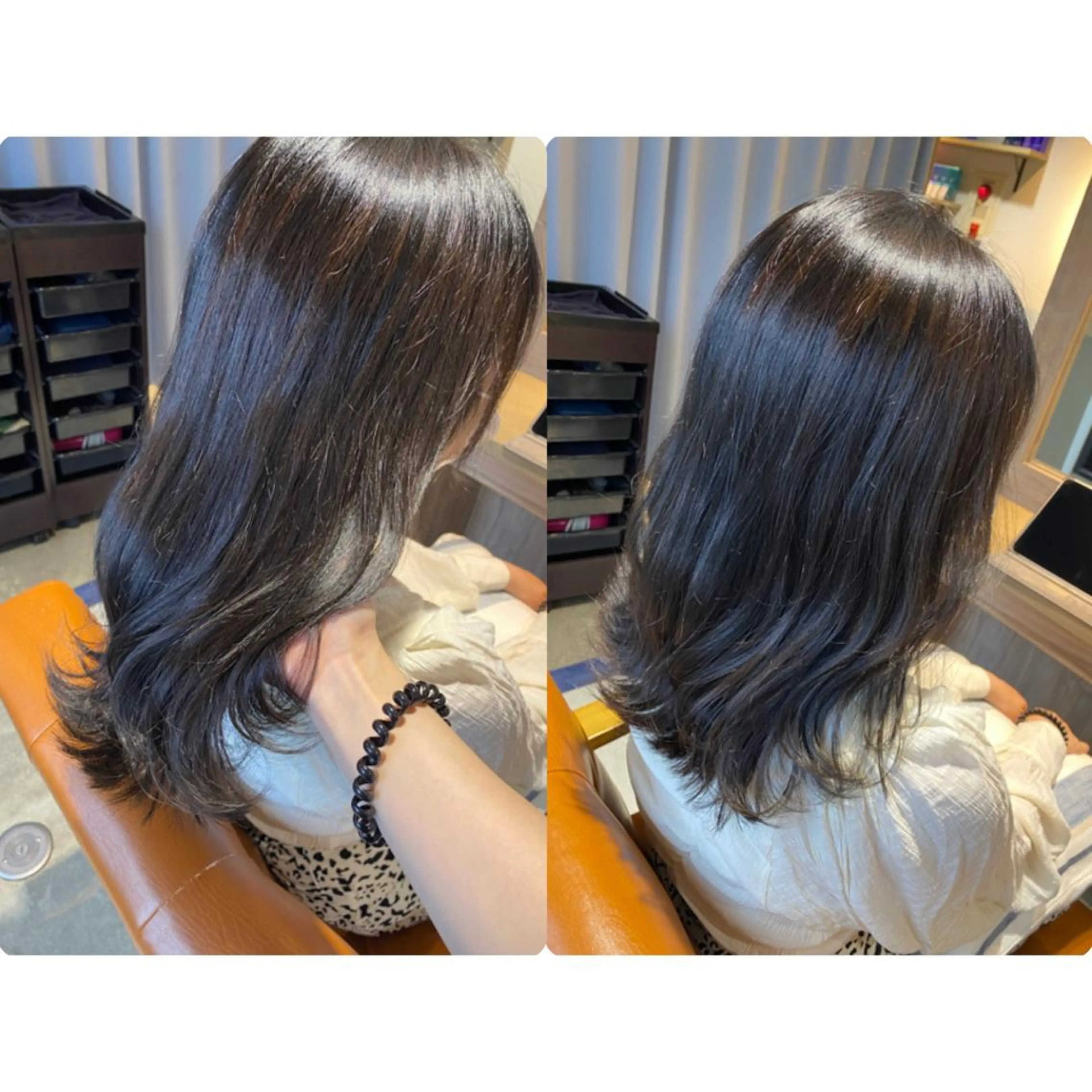 カラー アッシュ 透明感カラー カット トリートメント 🐻結んで可愛い hair EMI🐻のヘアスタイル