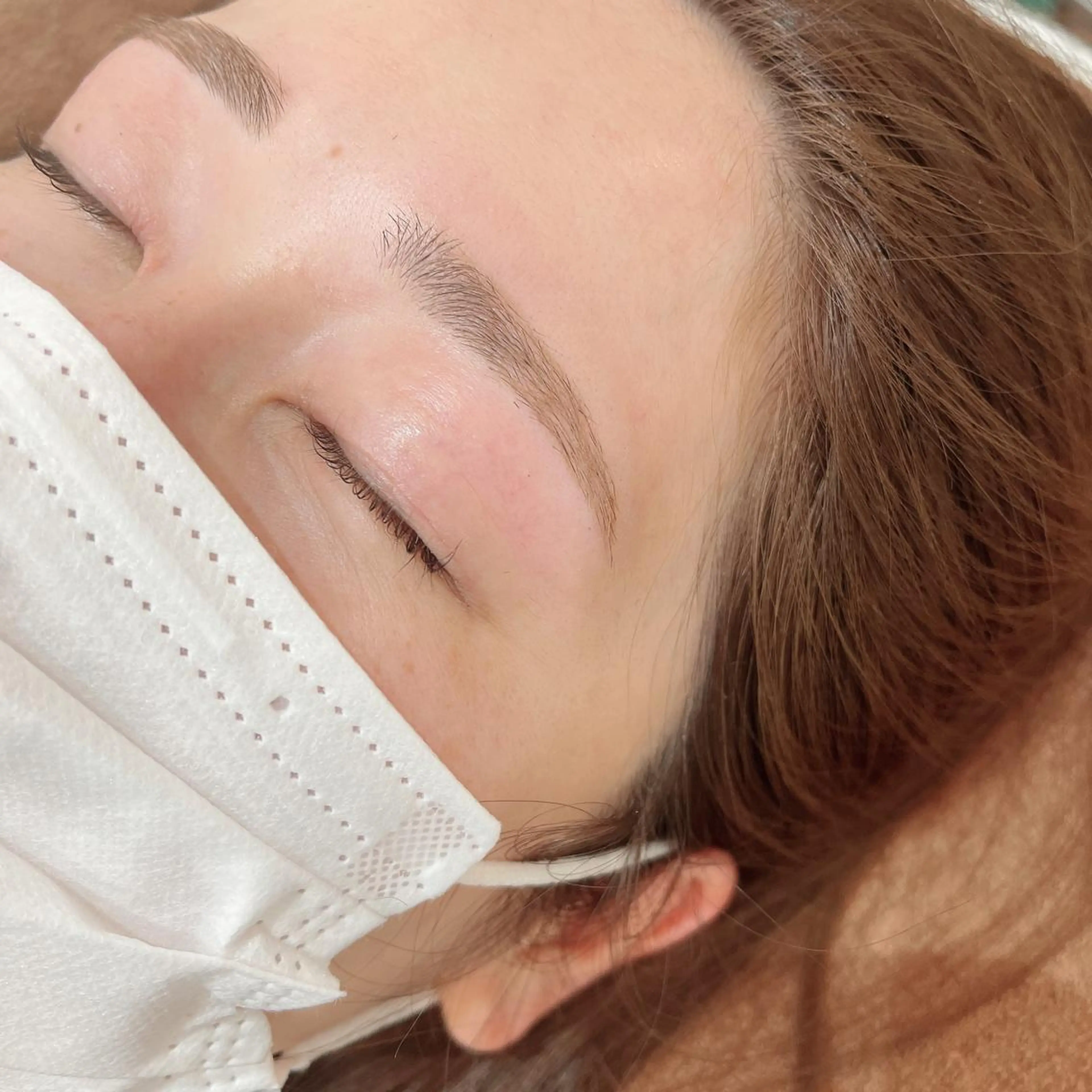 コスメティックカール(まつ毛パーマ)&美眉スタイリング(wax脱毛)眉メイク付♥️の写真