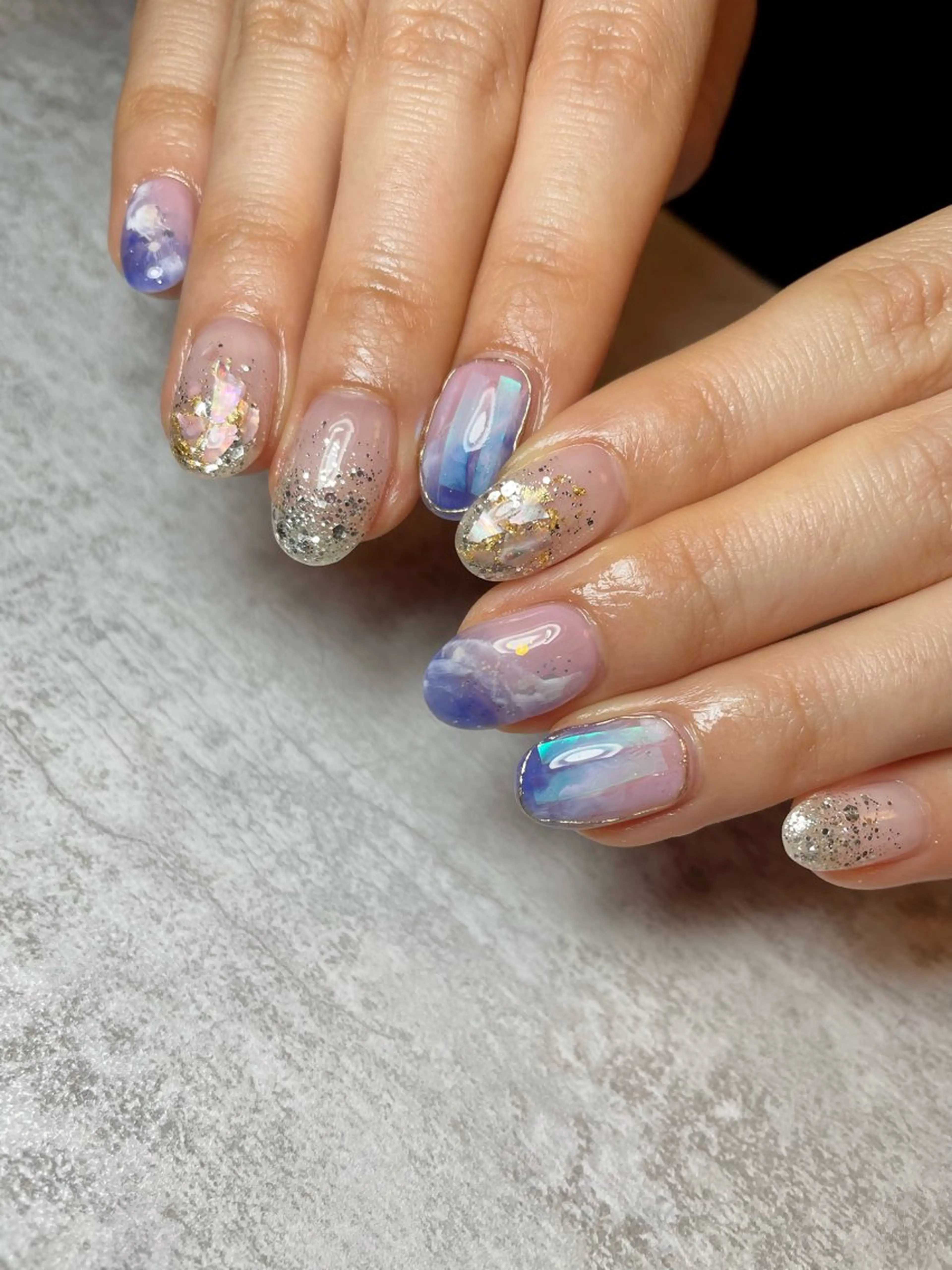 ネイル 持ち込み ニュアンスネイル BEAUTY GARDEN 【nail salon unseul】所属・nana .のネイルデザイン