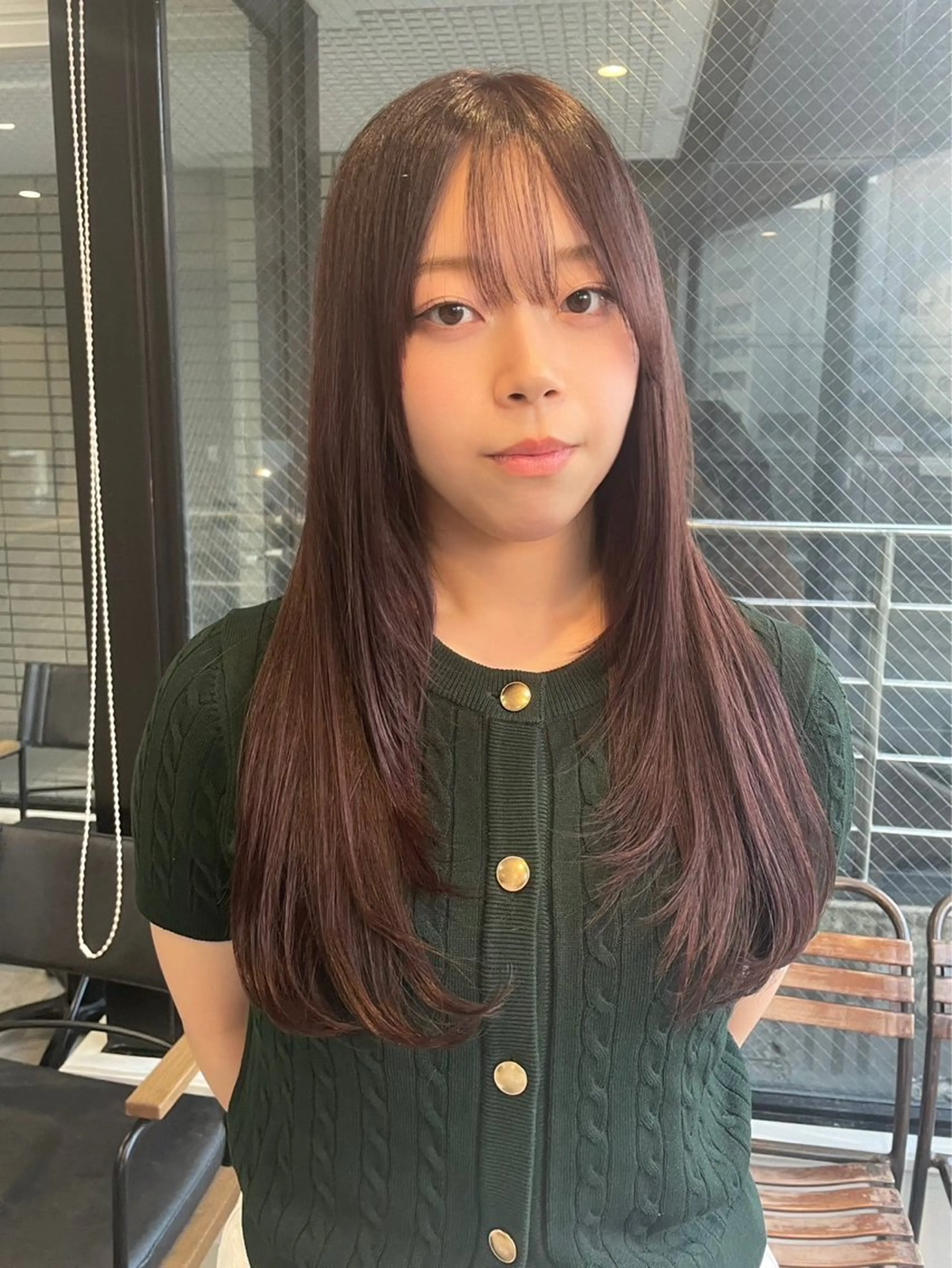 ロング 韓国風ヘア レイヤーカット カット トリートメント 山浦司颯‪/ カラー/レイヤーのヘアスタイル