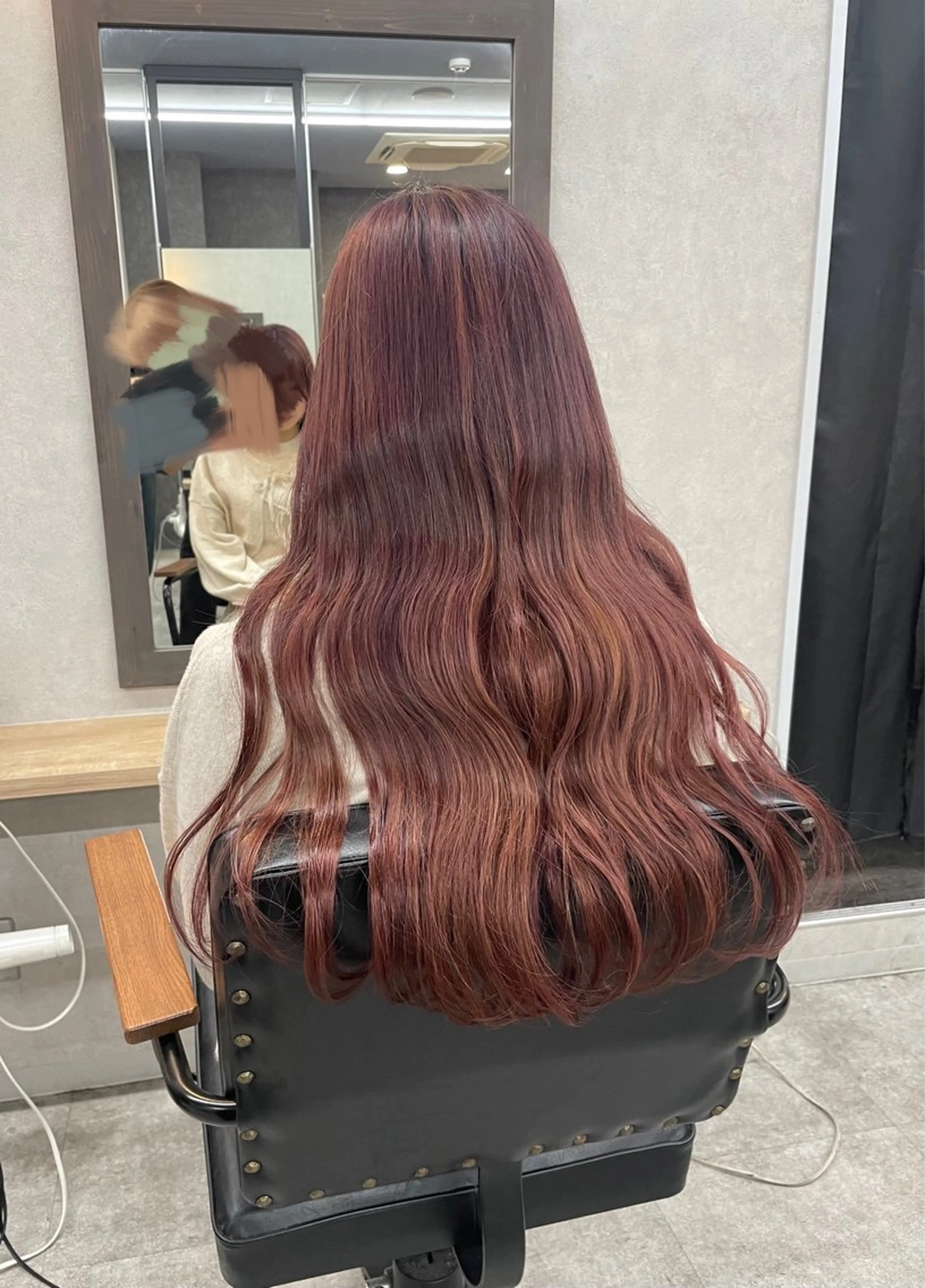 ロング カラー ラベンダーカラー ピンクカラー ピンクラベンダー いなみね はるきのヘアスタイル