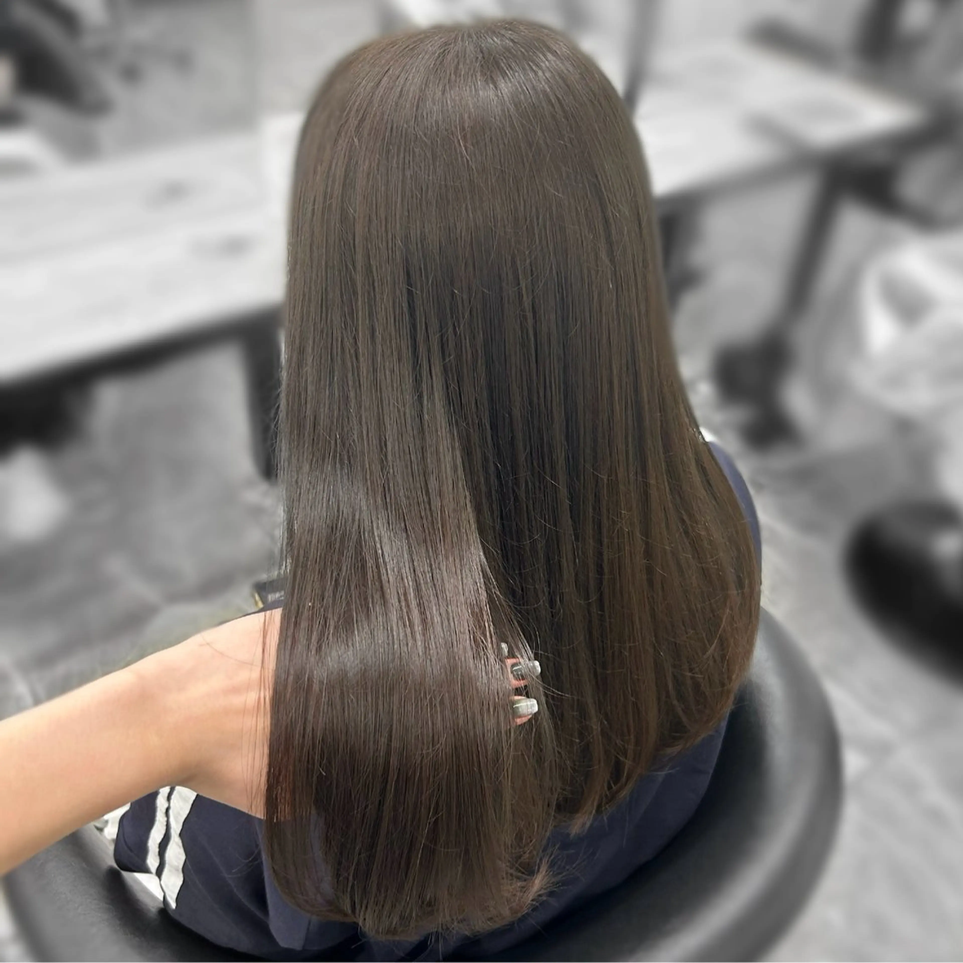 カラー ブリーチ 透明感カラー ダブルカラー ブリーチなしカラー y u i ★ 梅田美容室のヘアスタイル