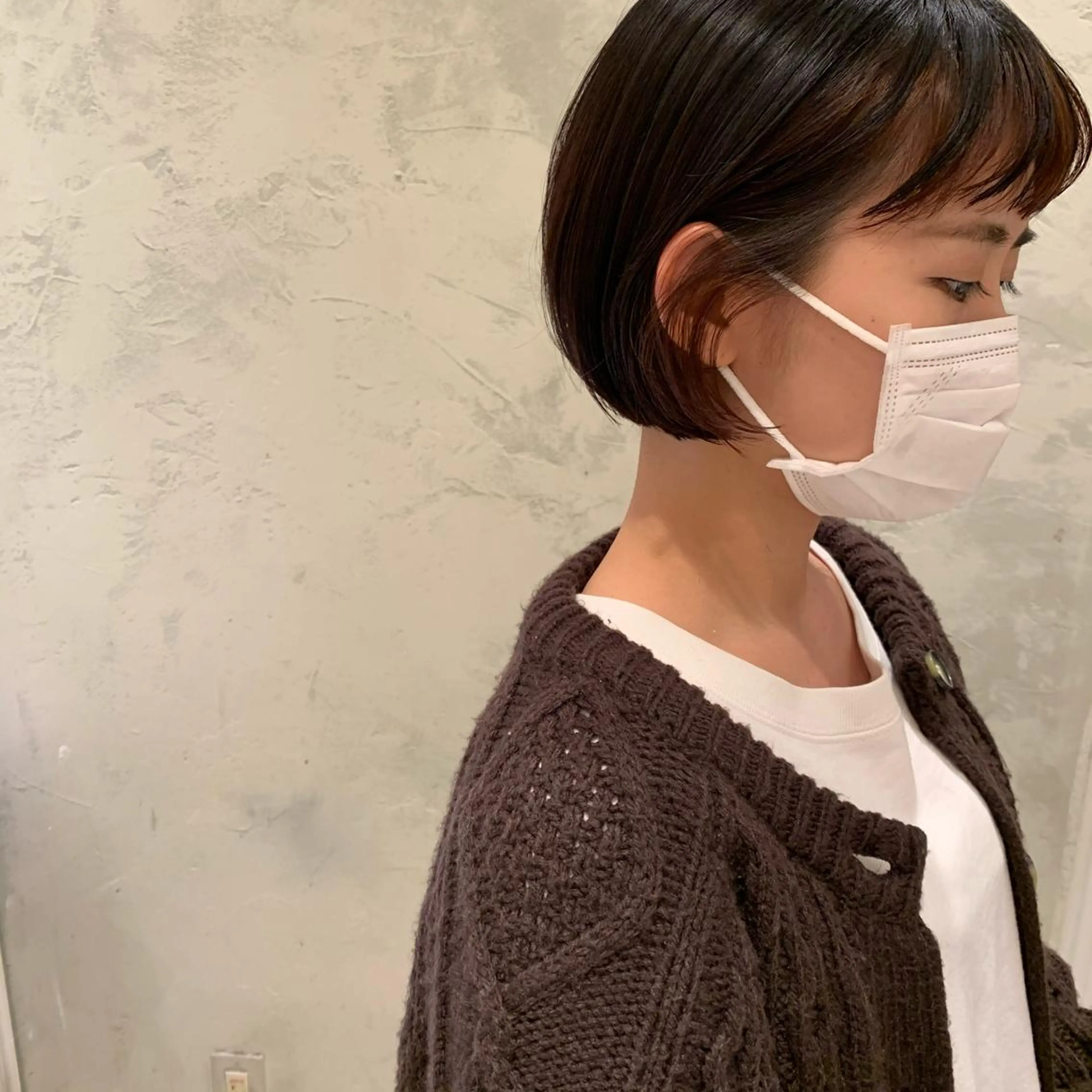 ショート SAKINO. ベージュカラーのヘアスタイル
