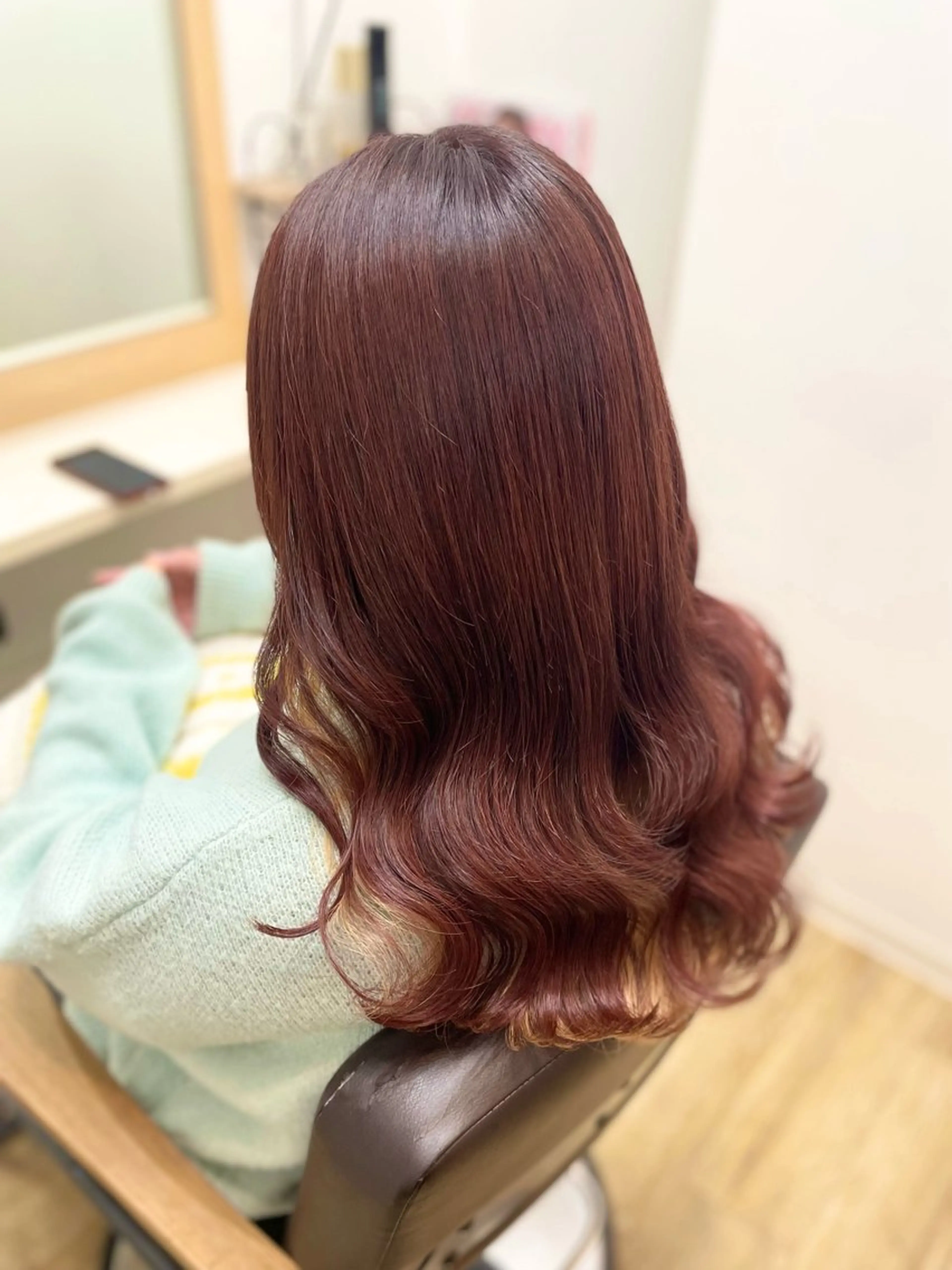 ロング カラー カット ヘアカラー トリートメント 似合わせ/艶髪/ ｐｏｒｔｏのヘアスタイル