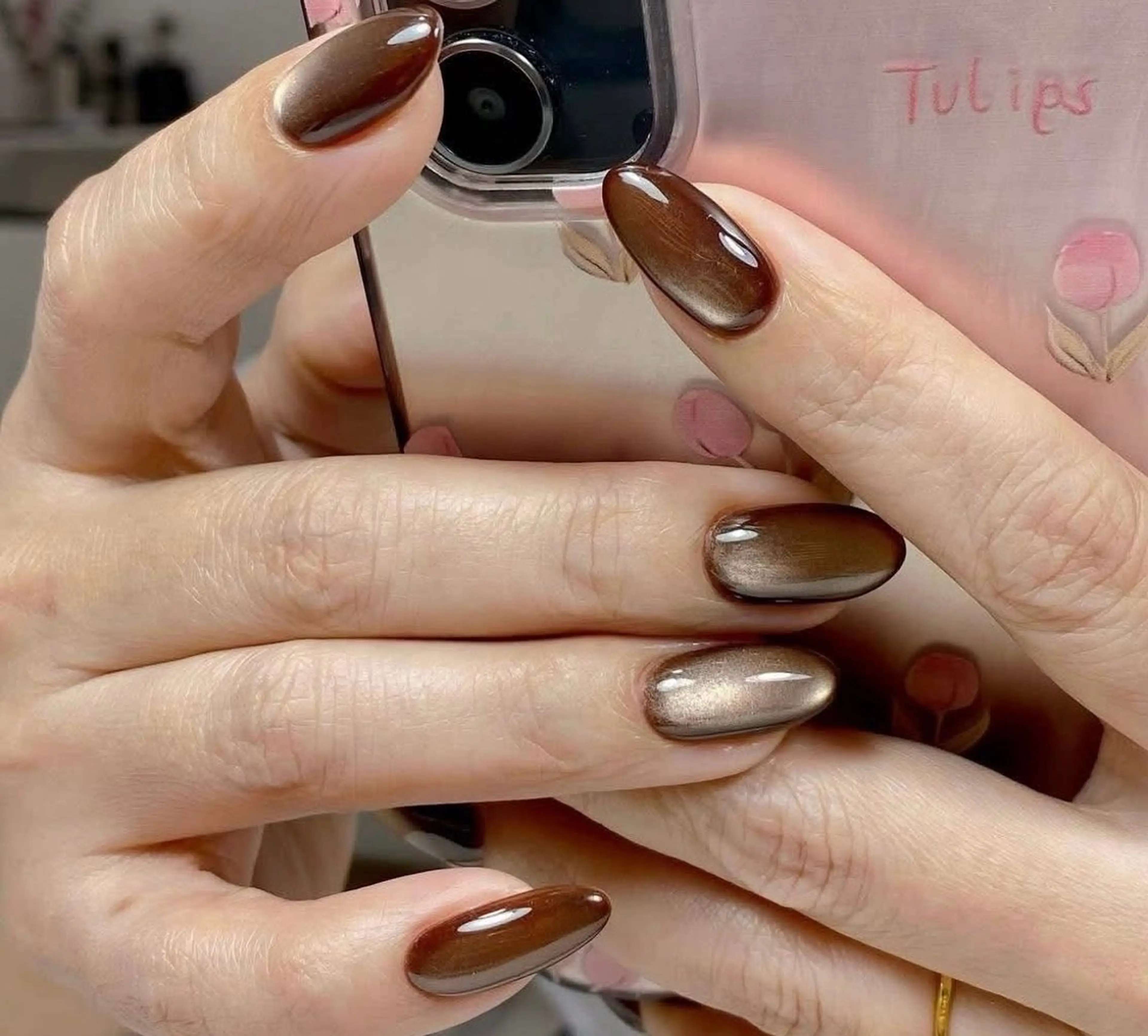 ネイル 長さ出し フットネイル ジェルネイル 韓国ネイル マグネットネイル ハンドネイル YMT NailStudioのネイルデザイン