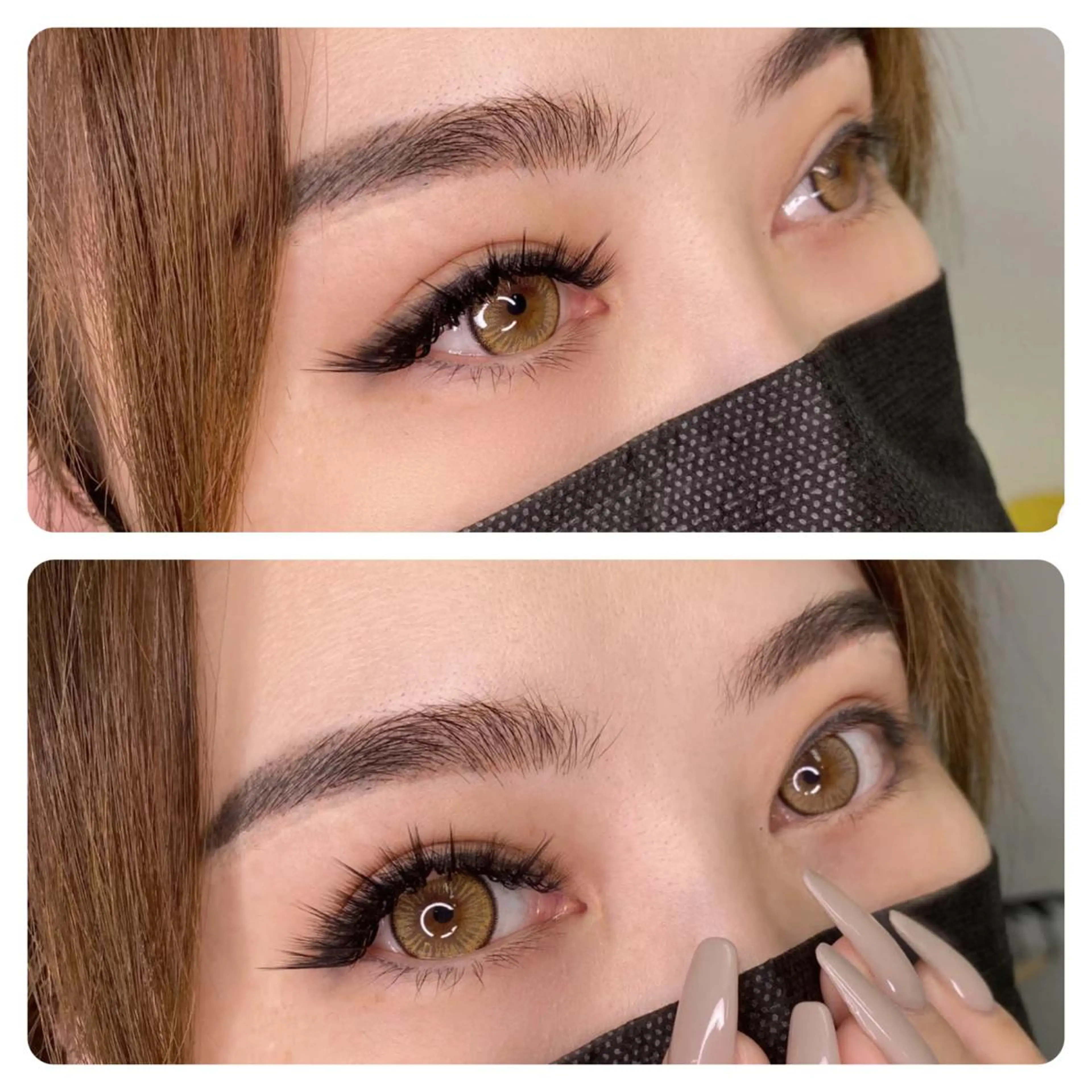 パーマ マツエク・マツパ アイブロウ バインドロック 神山 ビューティー・アイのマツエク・マツパデザイン