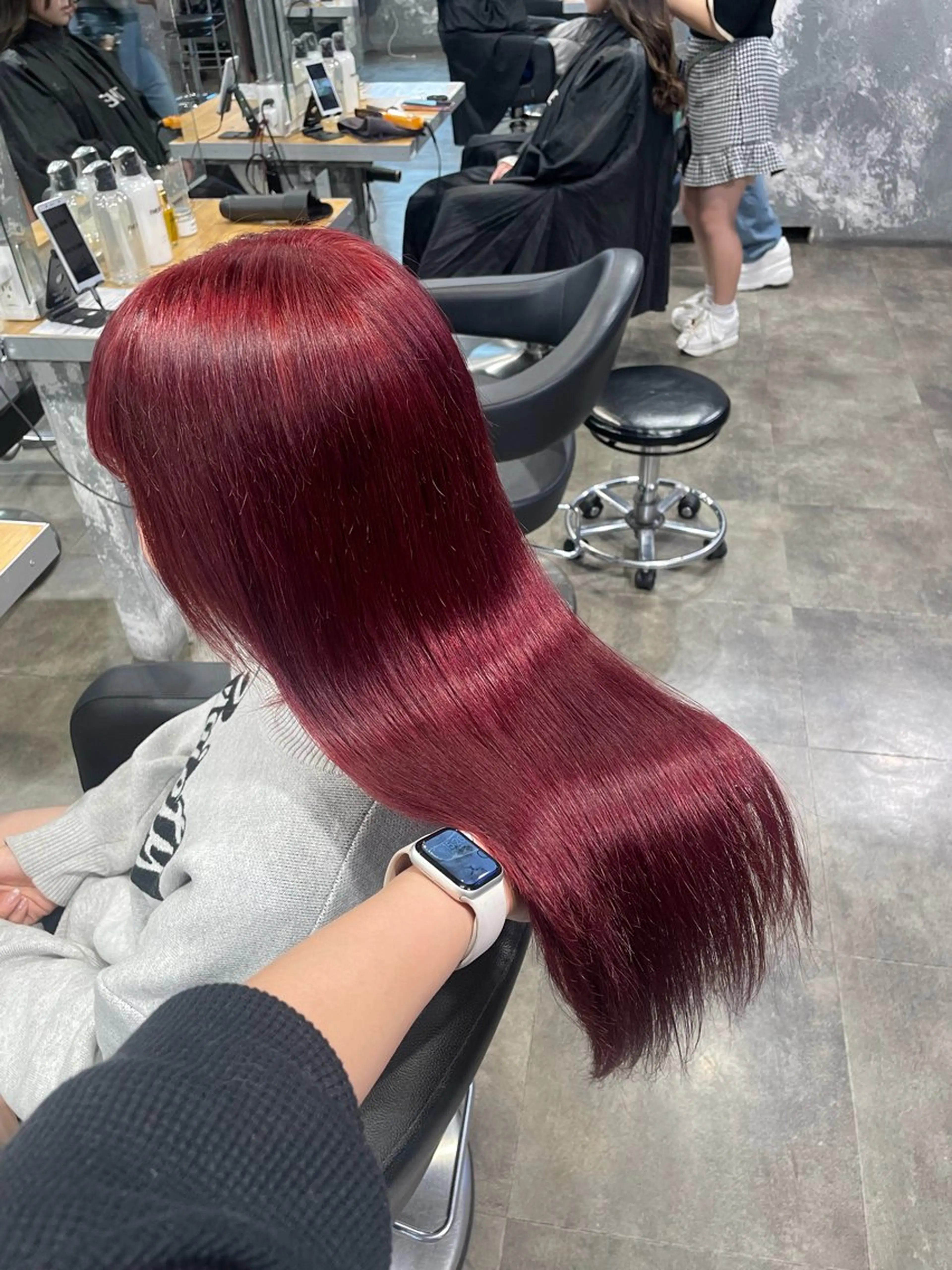 ロング カラー ヘアカラー トリートメント ハイトーン 横浜💞ミオのヘアスタイル