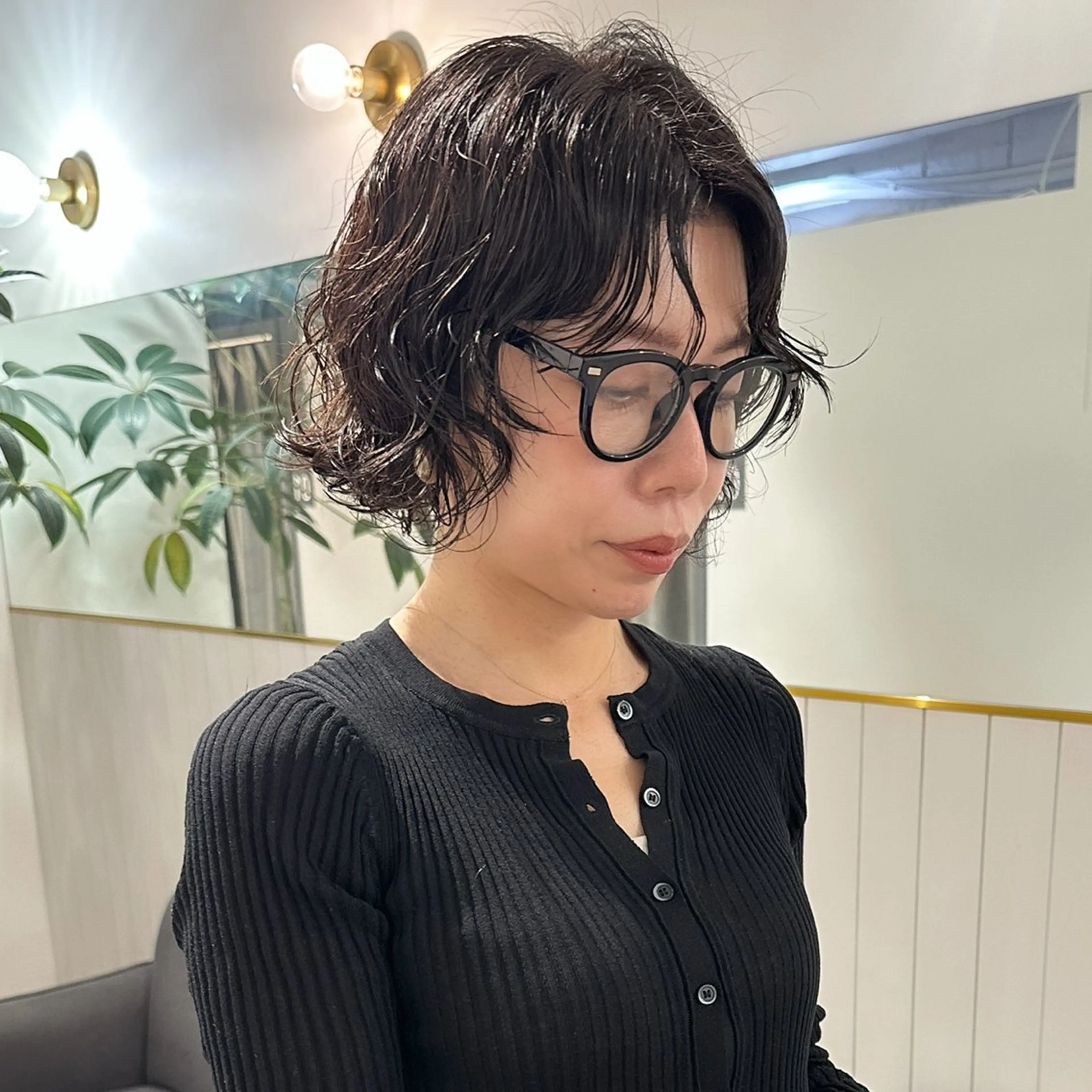 ショート パーマ ボブ カット パーマ ショートオタク ❣️Genkiのヘアスタイル