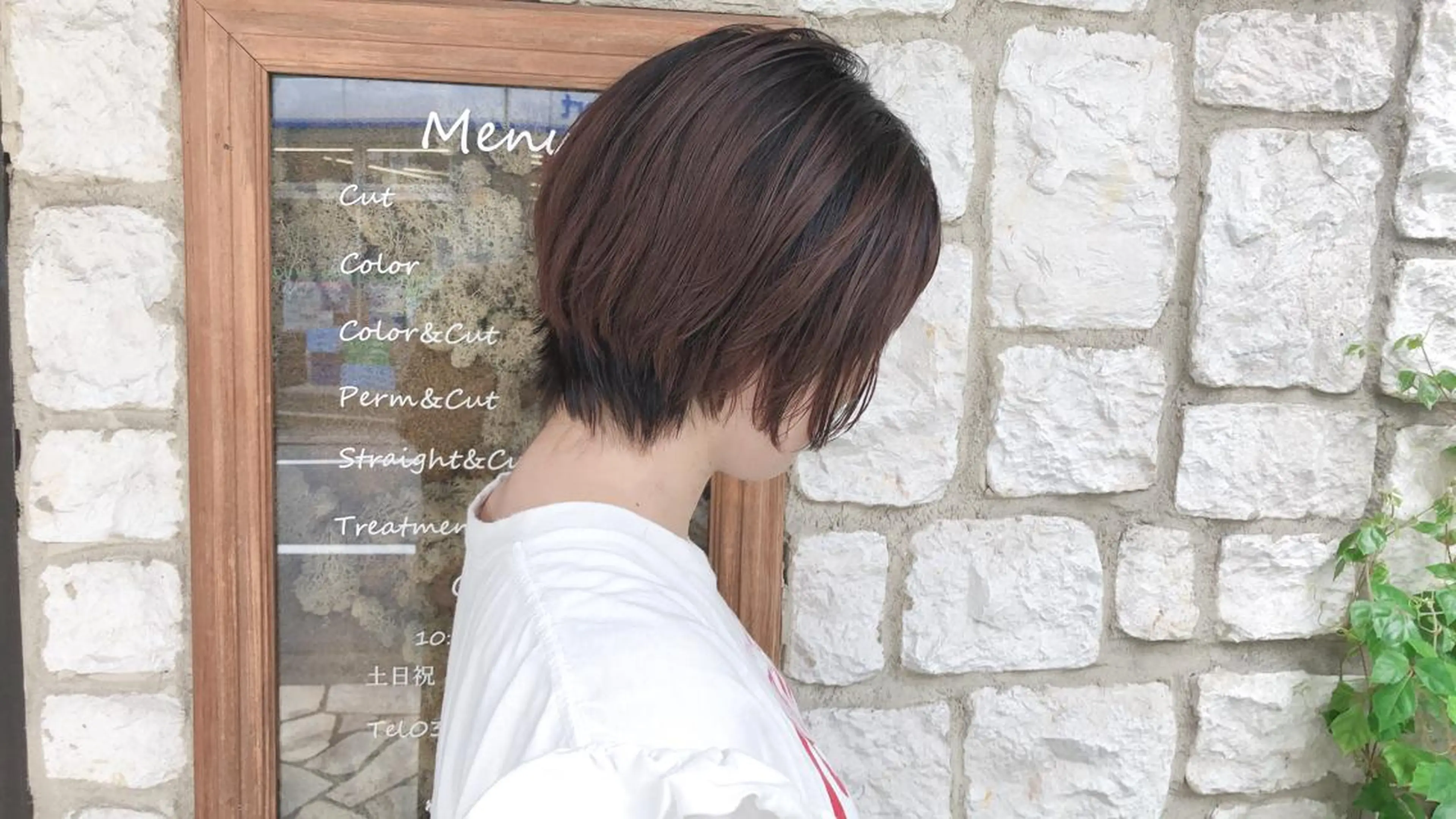 ショート カラー パーマ ヘアアレンジ メンズ キッズ ネイル マツエク・マツパ ベージュカラー ラベンダーカラー ラベンダーベージュ ショートヘア ショートネイル カット トリートメント 髪質改善/透明感 OAK兵庫のヘアスタイル