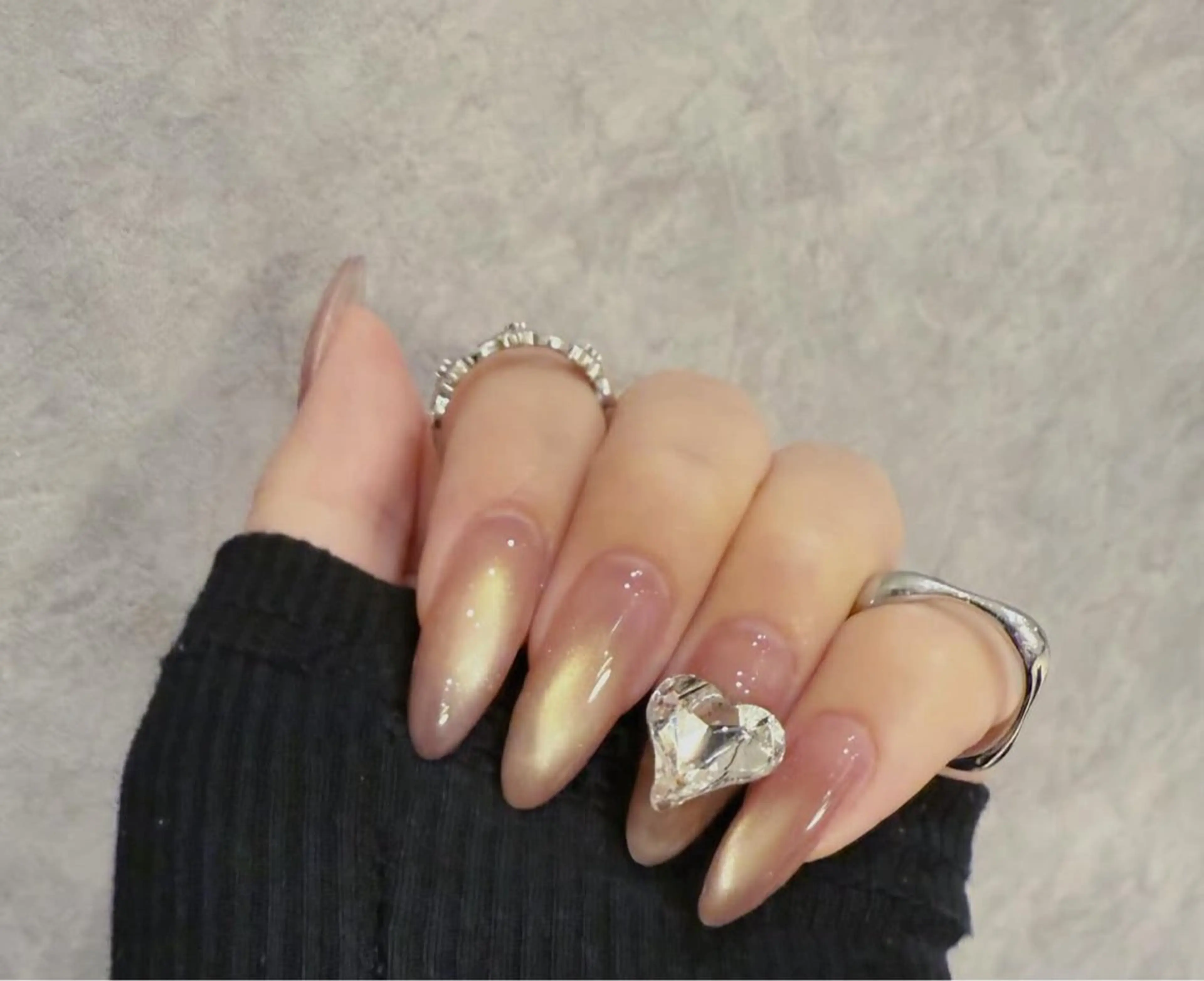 【長さだしチップ】➕マグネット🧲ミラー🪞フレンチ💅🎁手🖐️保湿ケアマスクプレゼント🎁】『期間限定』の写真