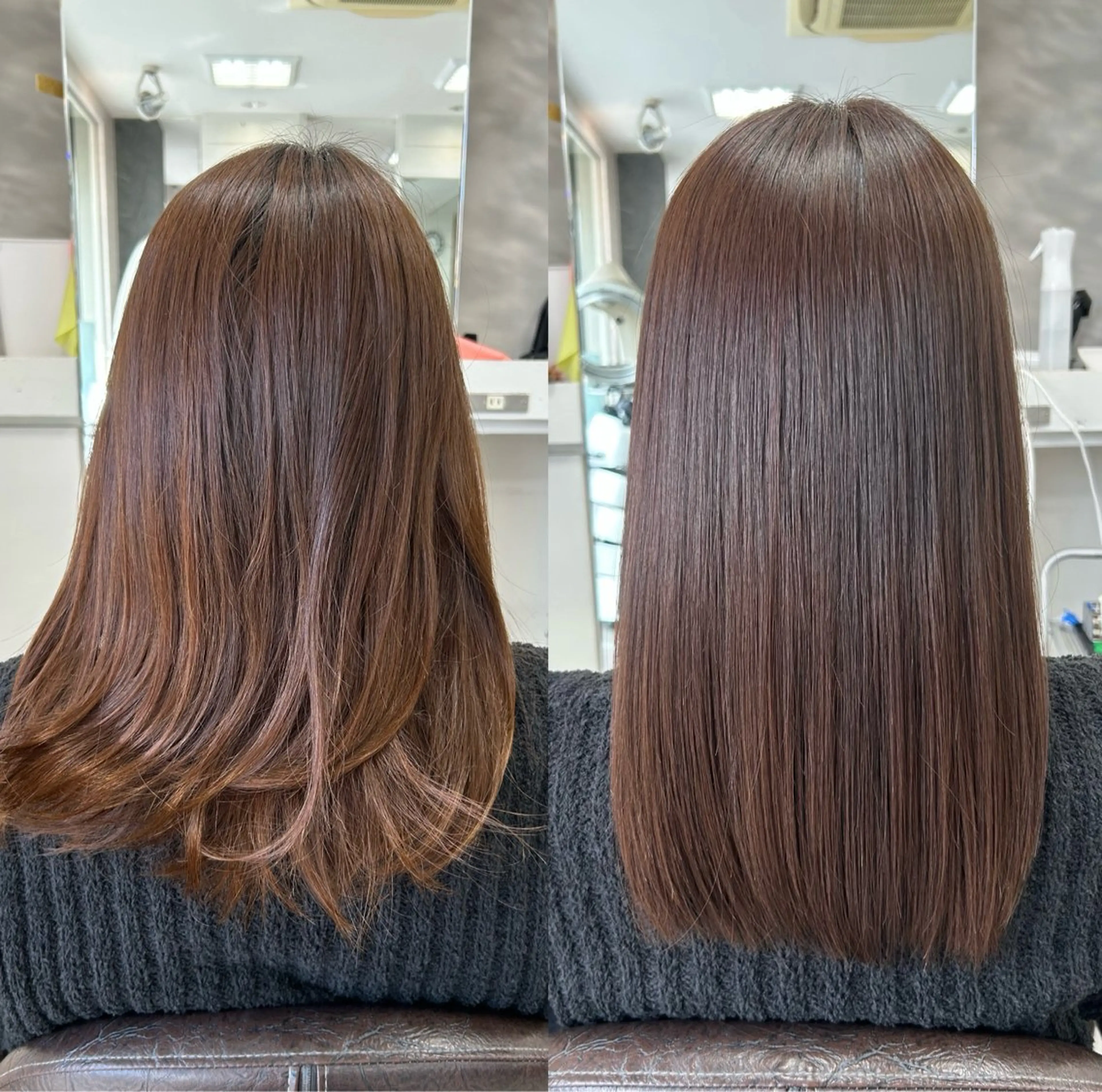 カット+ワンカラー+髪質改善ケアブロトリートメントの写真
