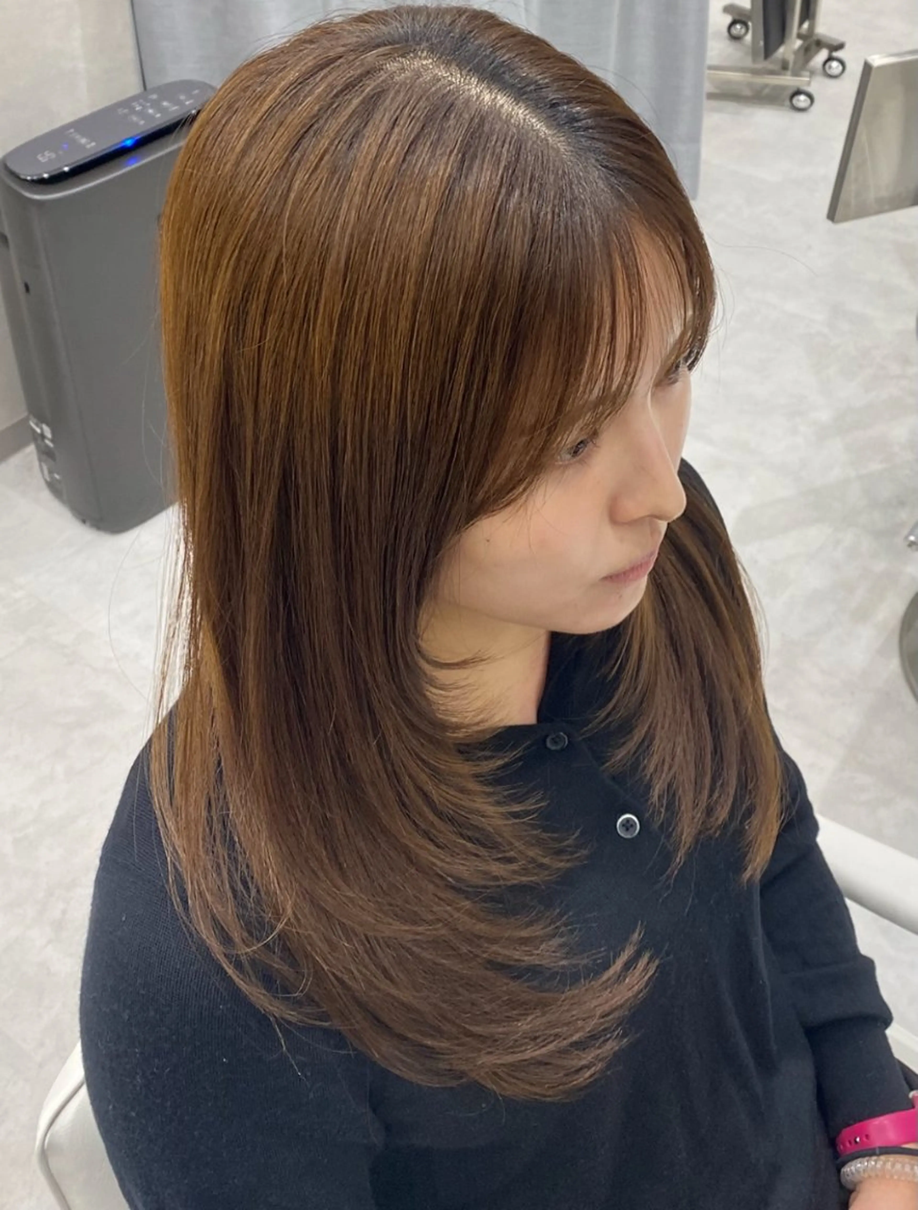 ロング 韓国風ヘア レイヤーカット カット ヘアカラー 髪質改善/レイヤー 🫧山本勇輝🫧のヘアスタイル