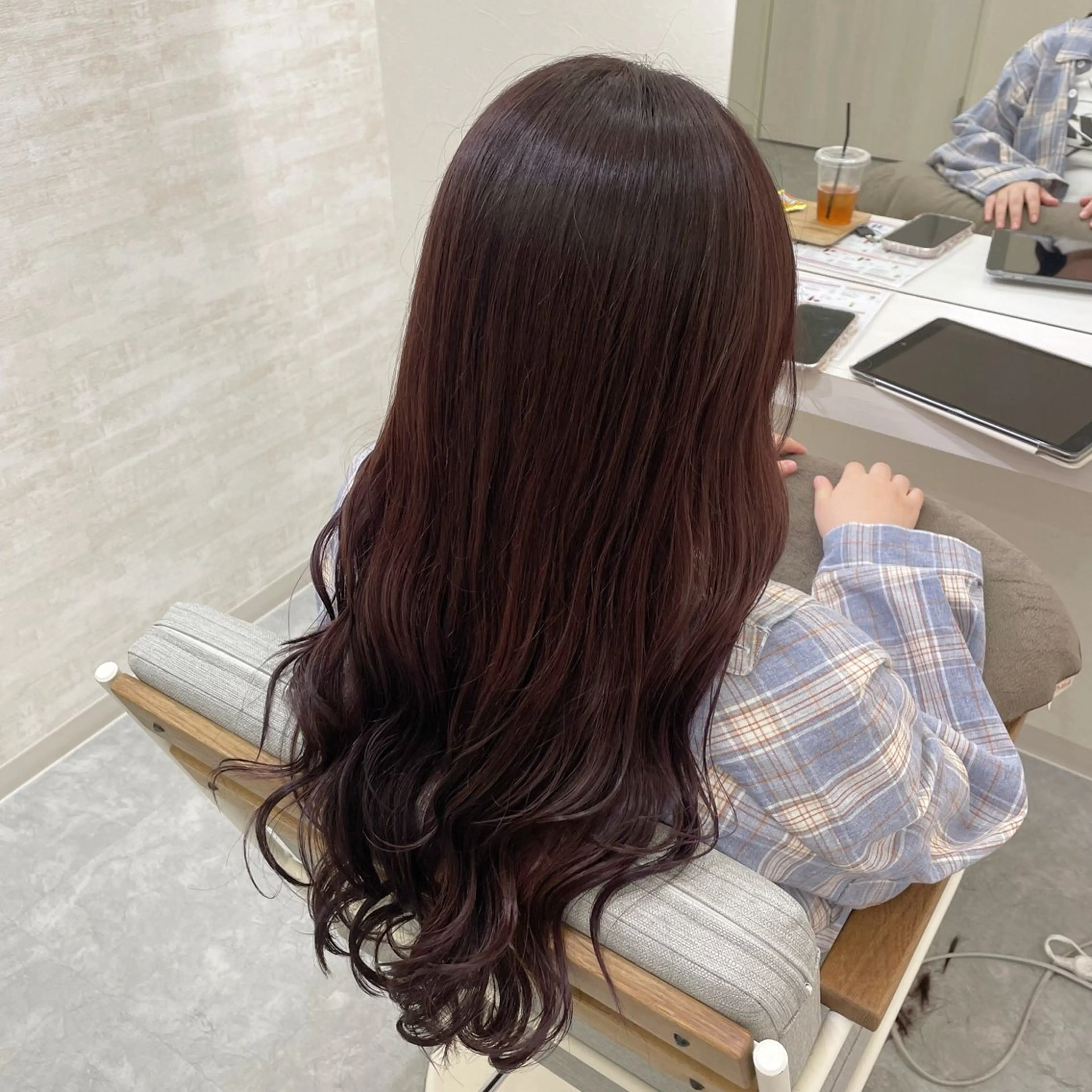ロング カラー ブラウンカラー ラベンダーカラー カット ヘアカラー トリートメント 髪質改善&ヘアケア /菊池琉那のヘアスタイル