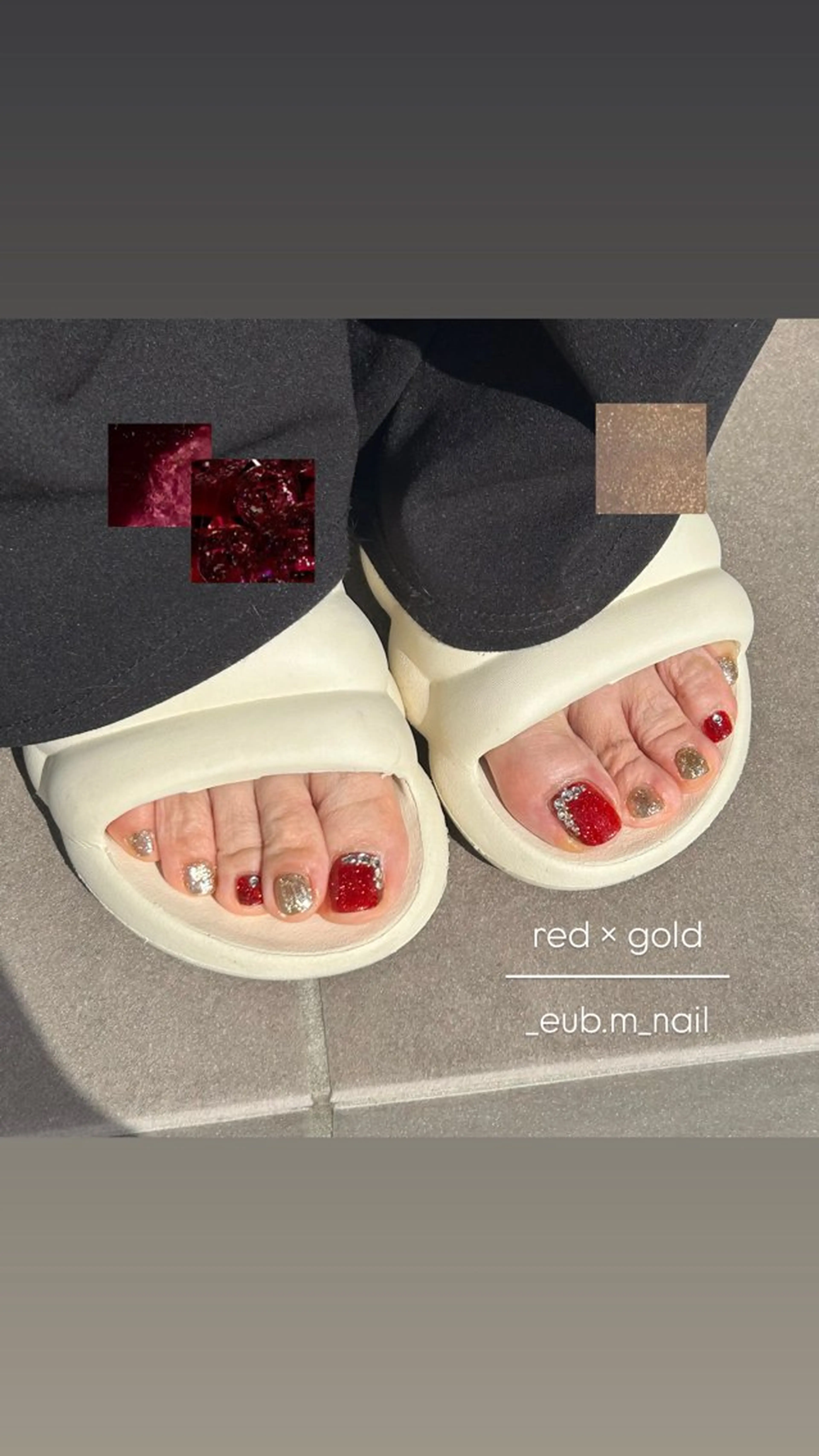 ネイル フットネイル フットネイル 深夜ネイルサロン eub.m_nailのネイルデザイン
